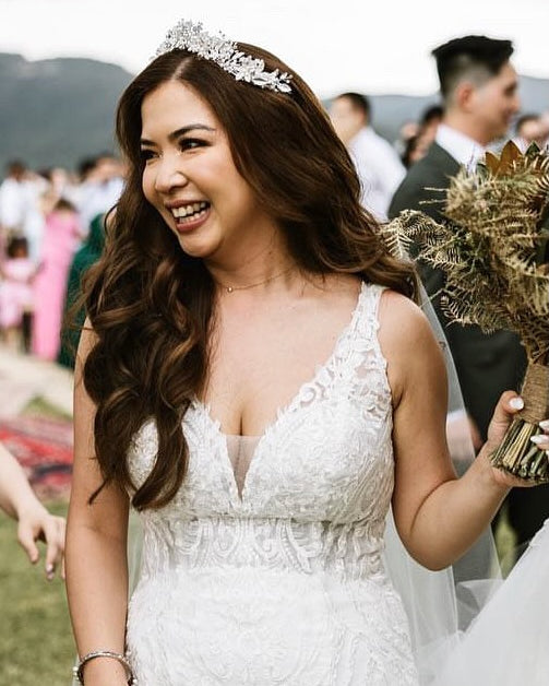 Gemma Silver Headpiece bridal crown — alternate view 4
