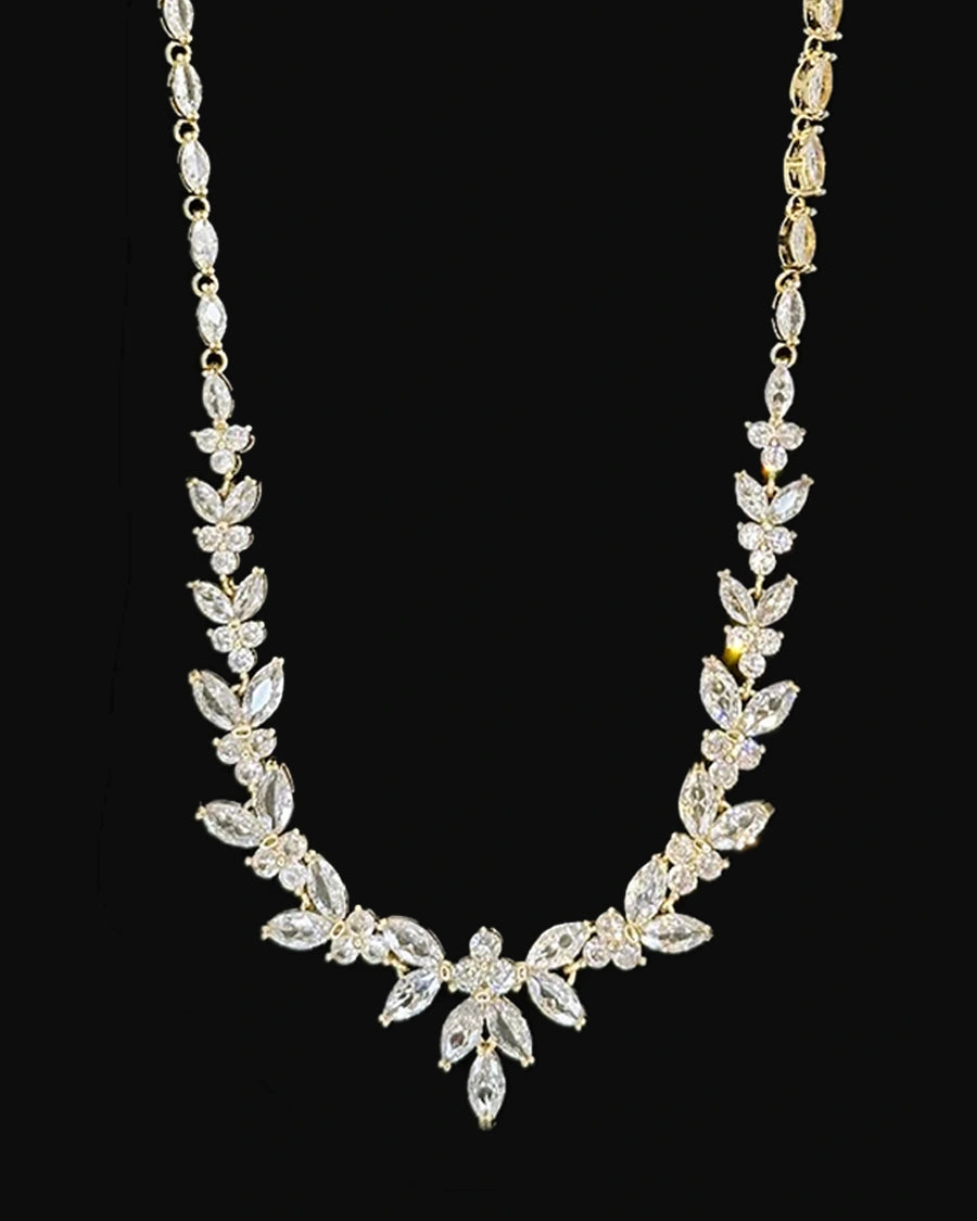 Corrina Gold bridal necklace by Windsor Bridal Jewellery