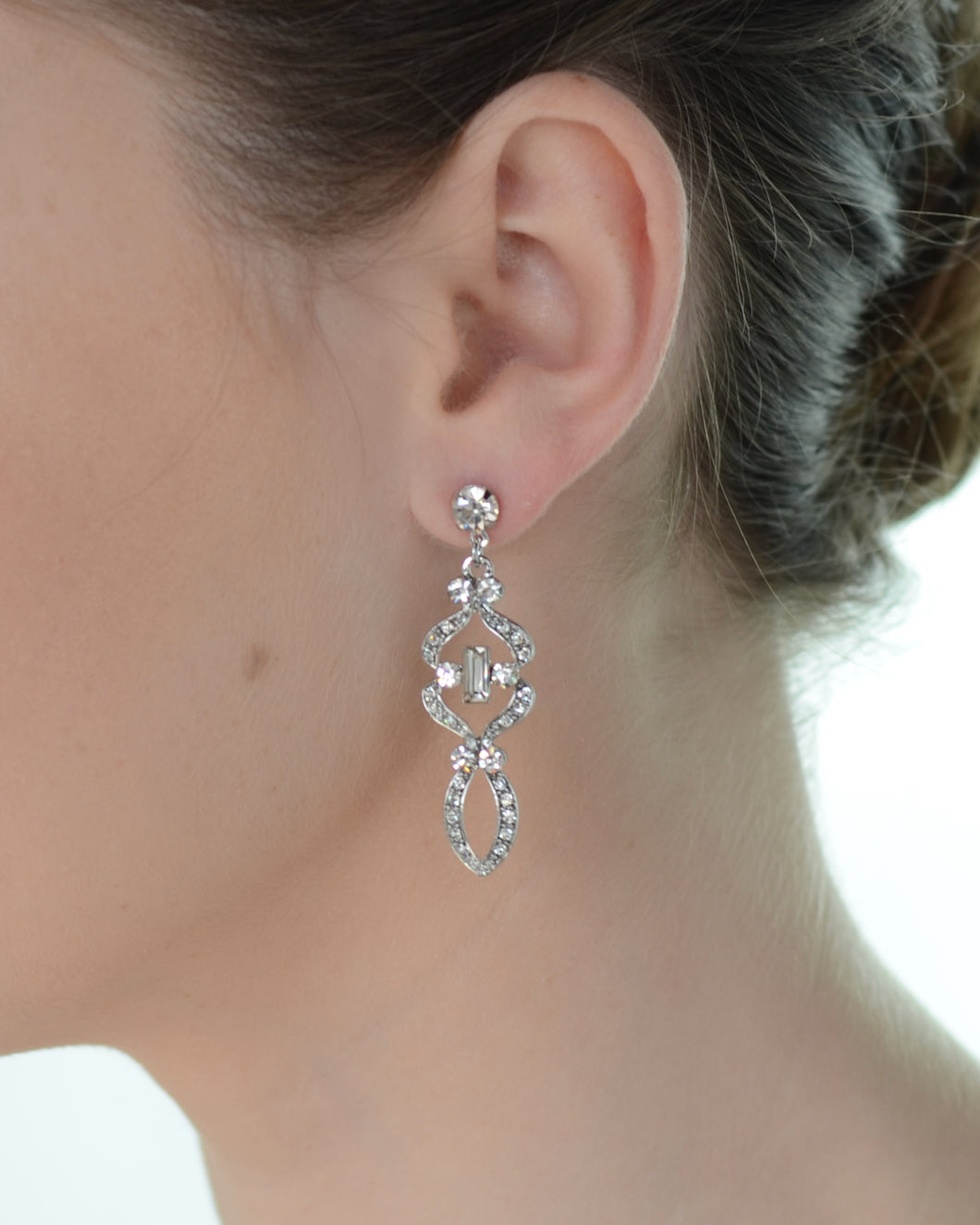 Cindy bridal earrings by Windsor Bridal Jewellery