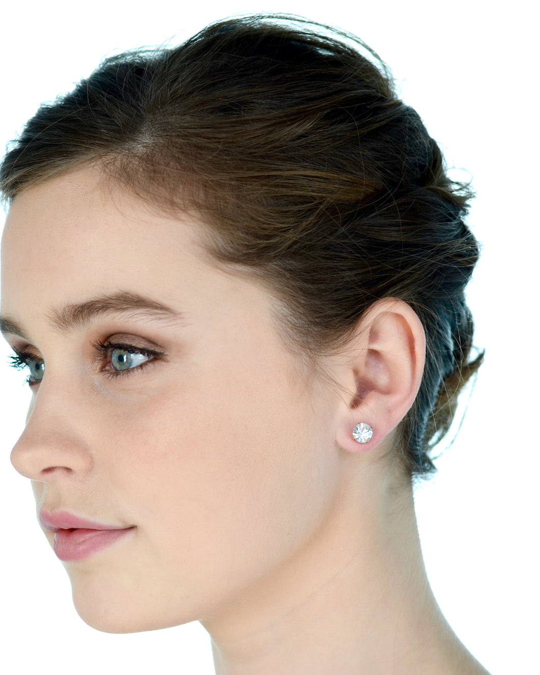 Layla Silver bridal earrings — alternate view 2