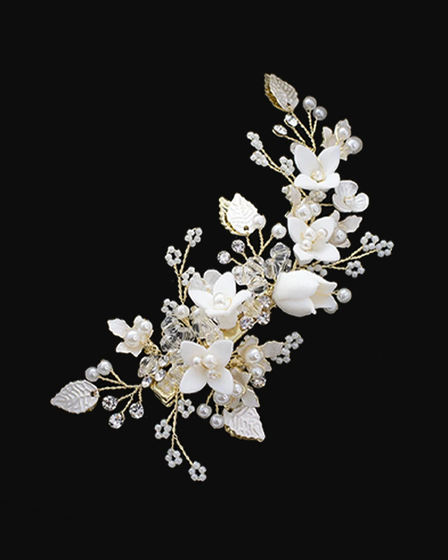 Harlow Gold bridal comb by Windsor Bridal Jewellery