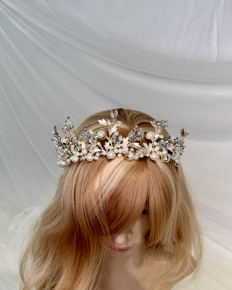 Vienna Gold bridal crown — alternate view 6
