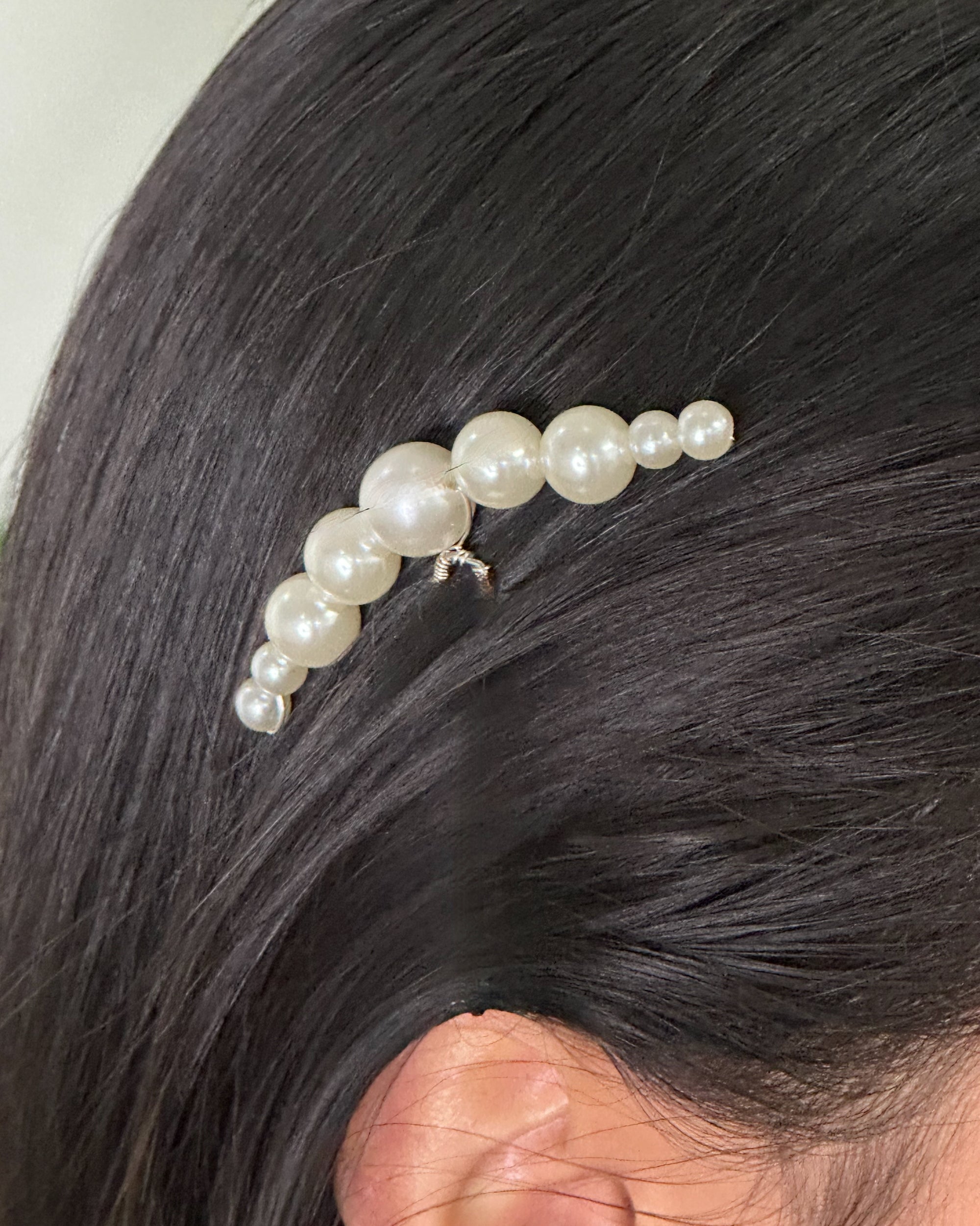 May Hairpin in silver — alternate view 4