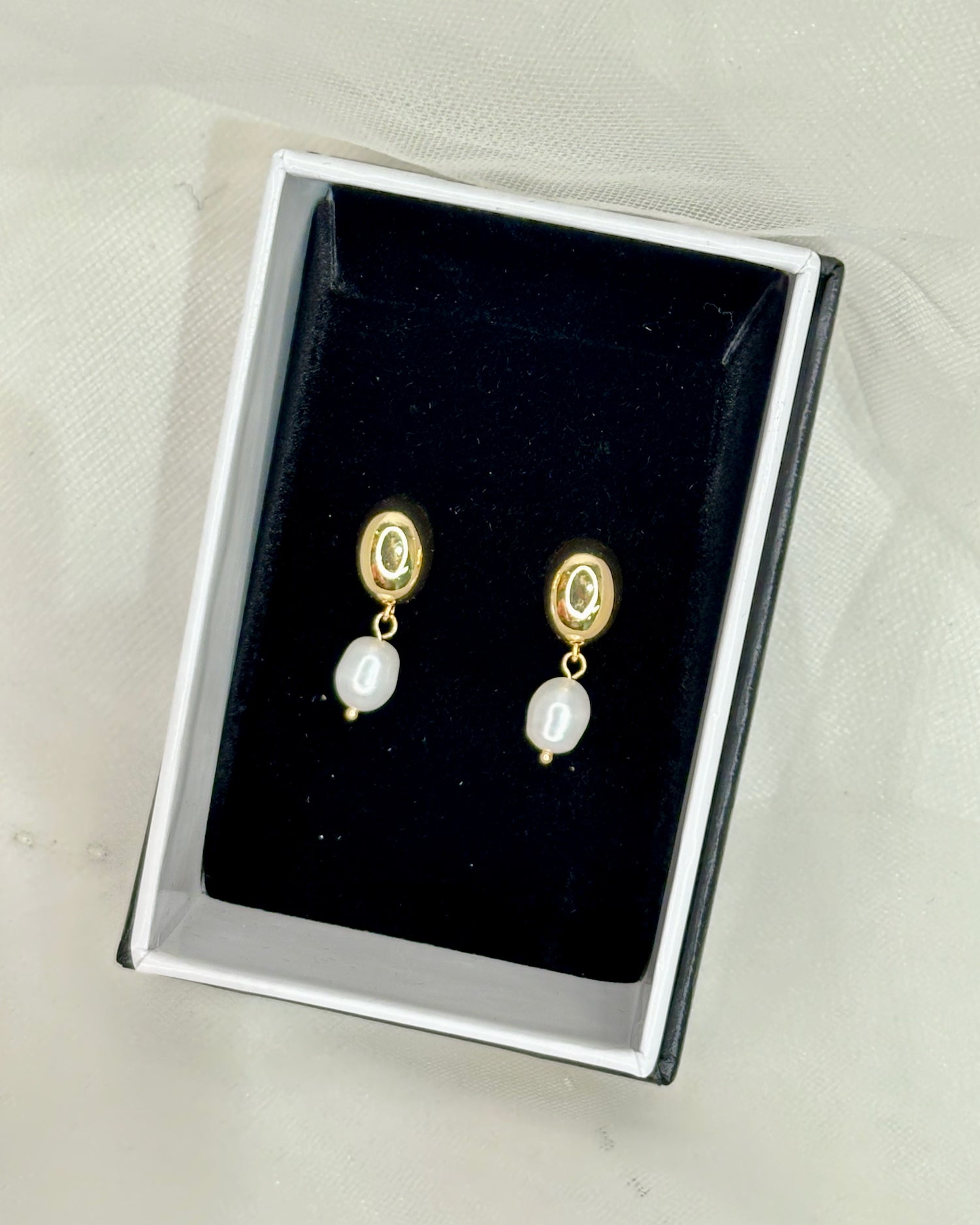 Tran Bridal Earrings in gold by Windsor Bridal Jewellery