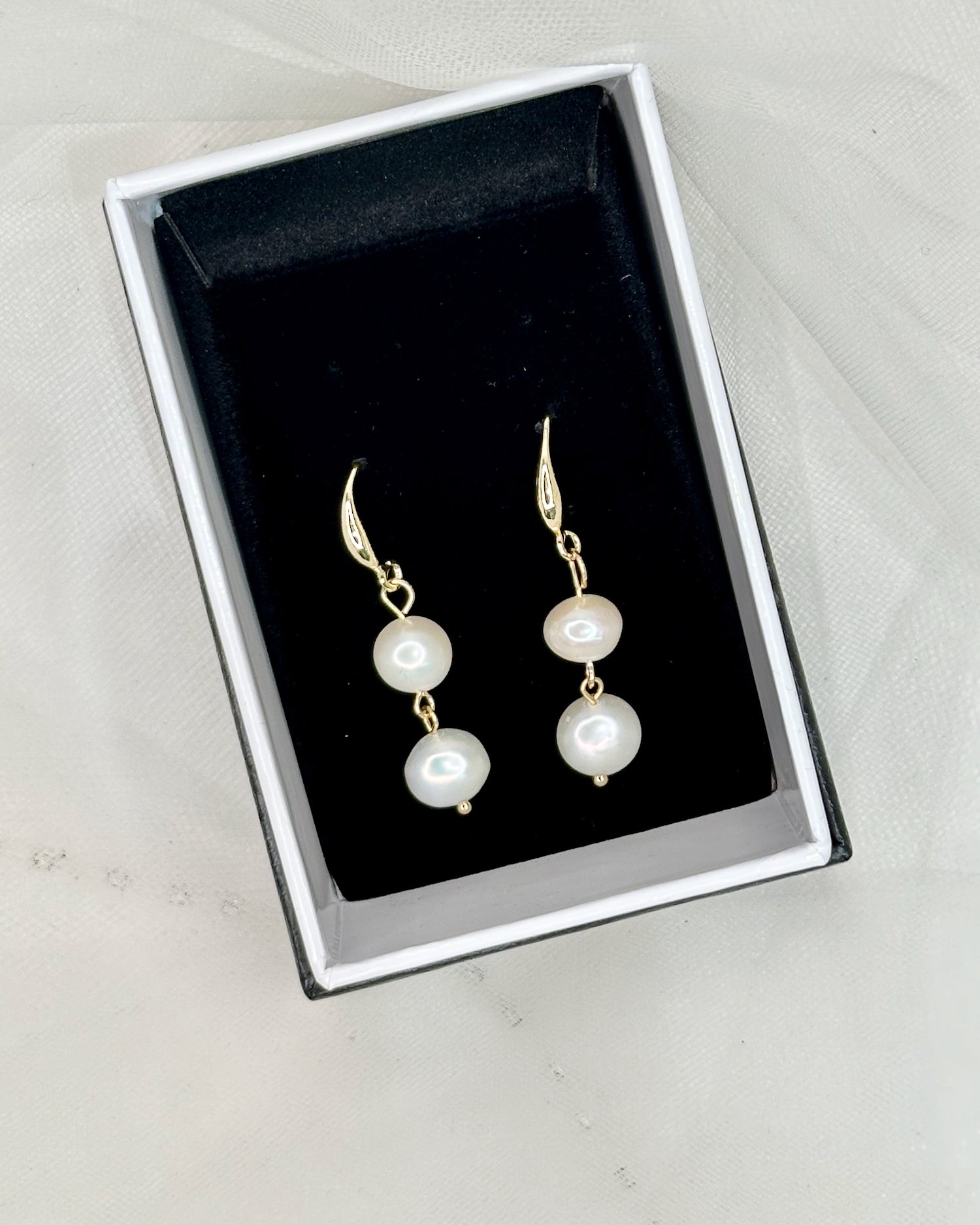Rome Gold Bridal Earrings — alternate view 2