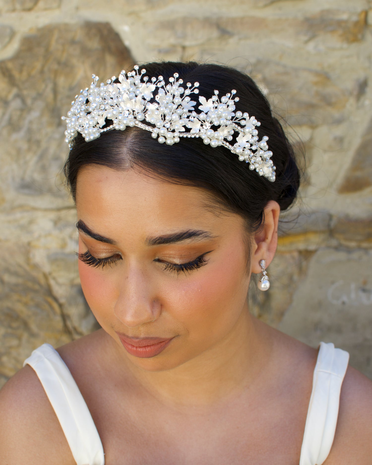 Anita Double Silver bridal crown — alternate view 6