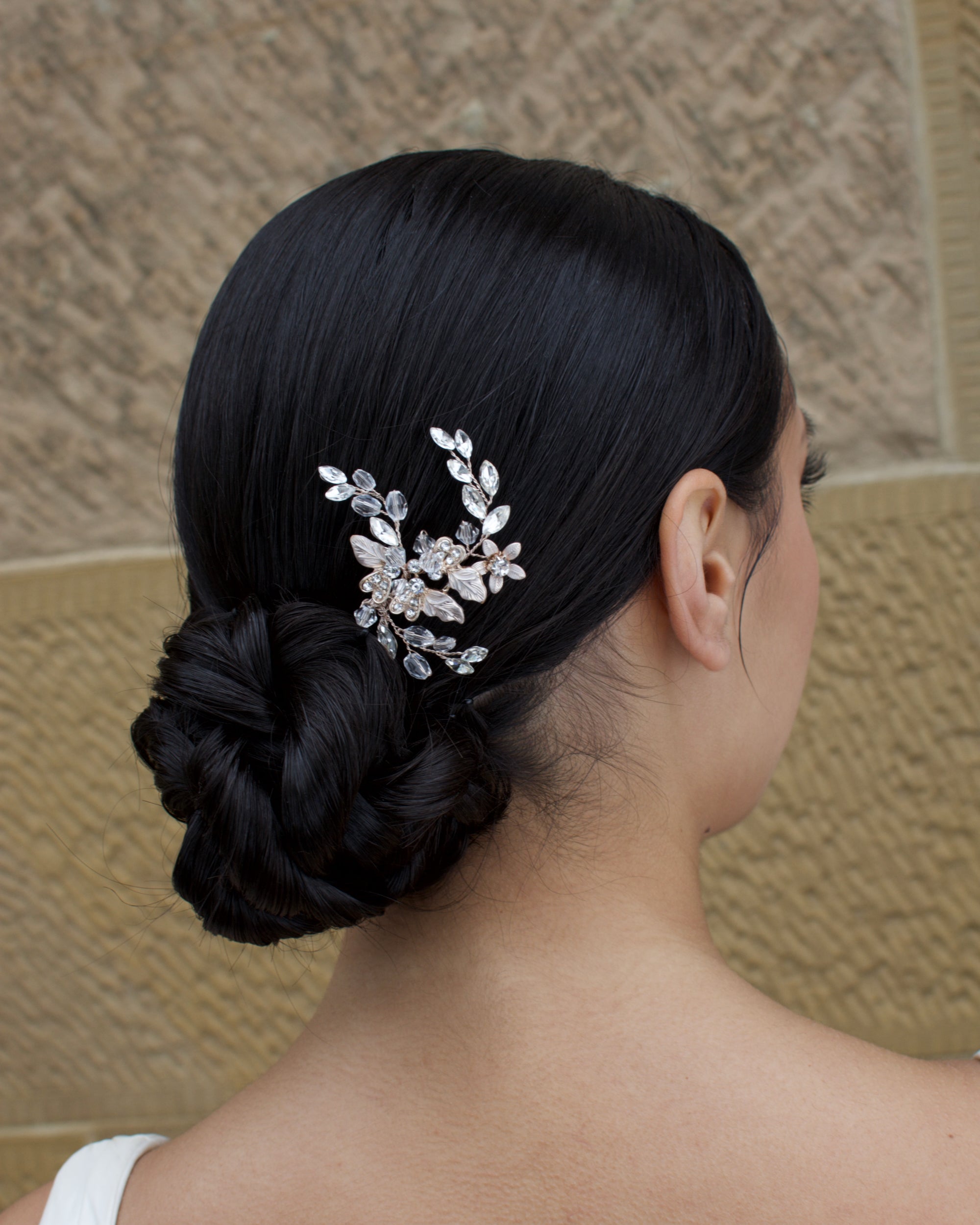 Lucinda Gold bridal hair pin by Windsor Bridal Jewellery
