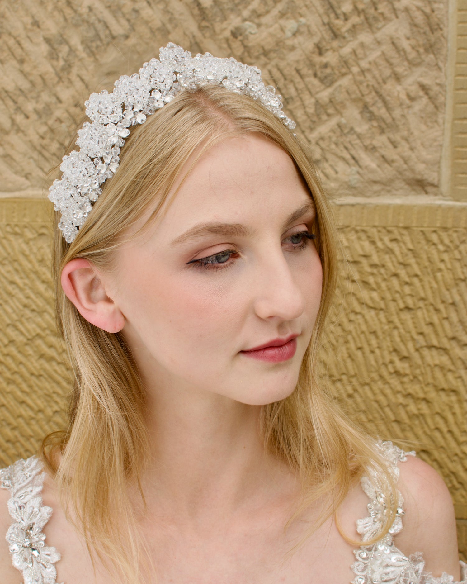 Winona Crystal Silver bridal crown — alternate view 5