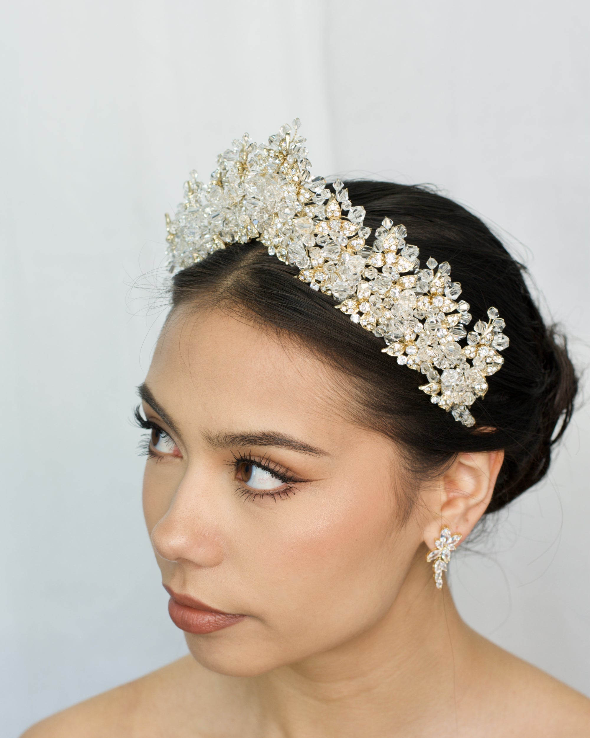 Maxine Gold bridal crown — alternate view 4