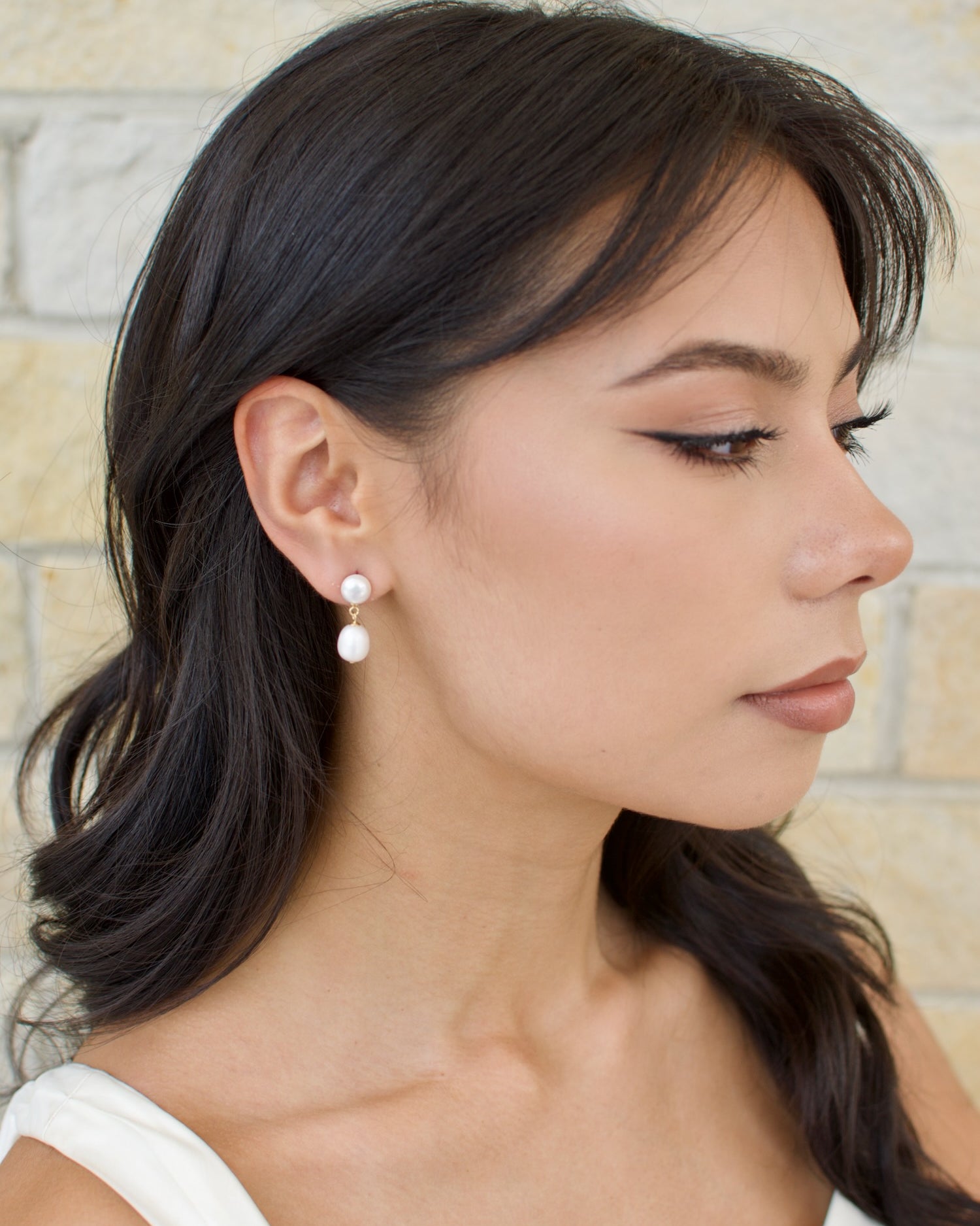 Sia Gold Bridal Earrings by Windsor Bridal Jewellery