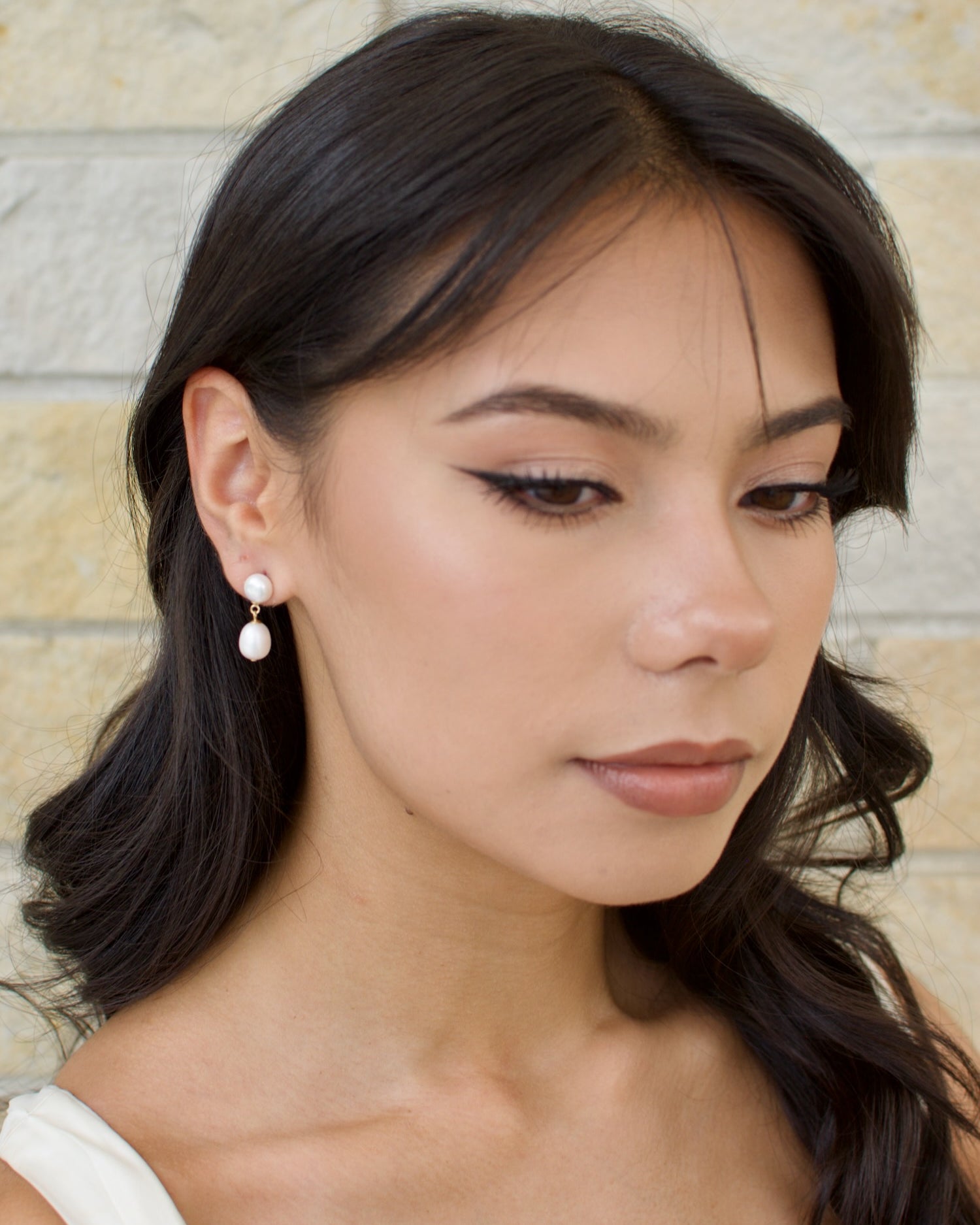 Sia Gold Bridal Earrings — alternate view 4