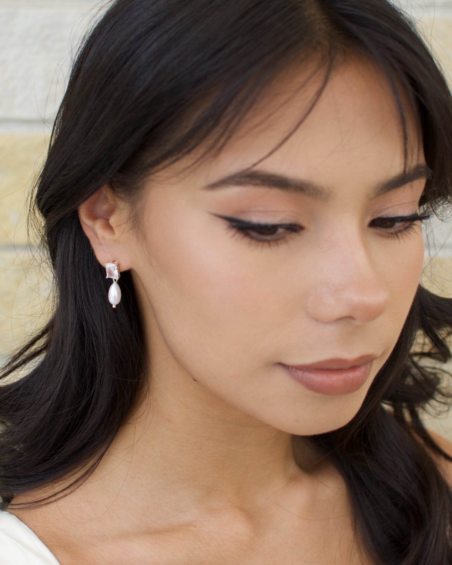 Harriet Gold Bridal Earrings — alternate view 6