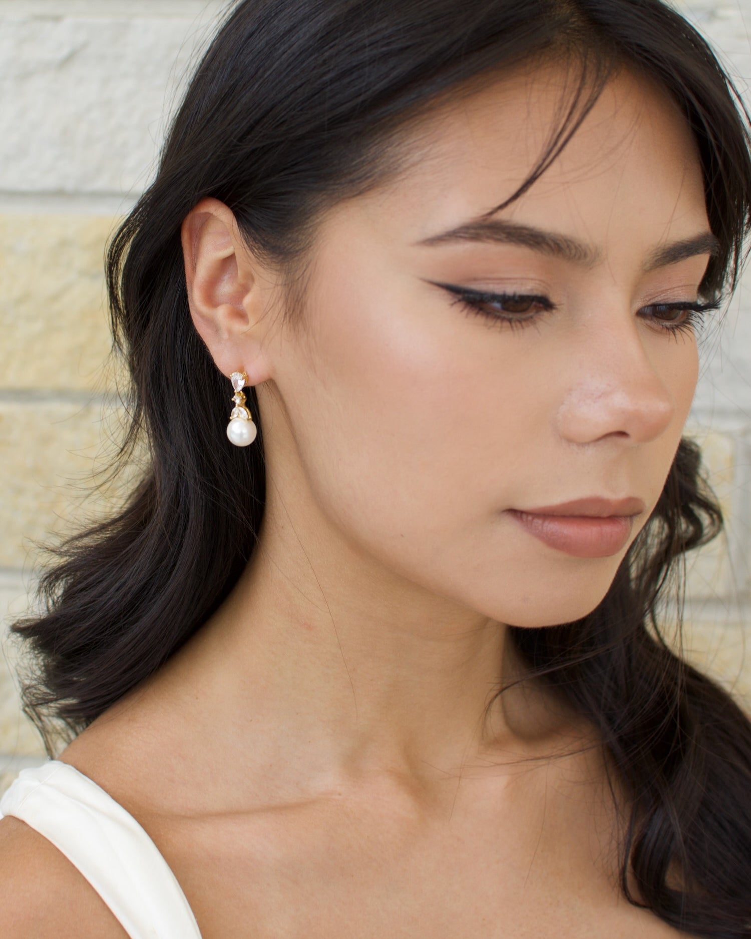 Betty Gold bridal earrings — alternate view 2