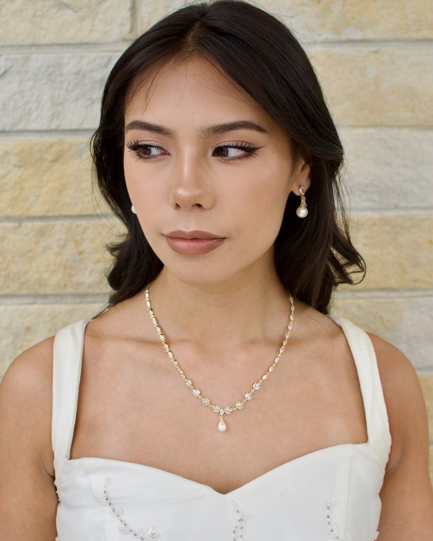 Betty Gold bridal earrings — alternate view 3