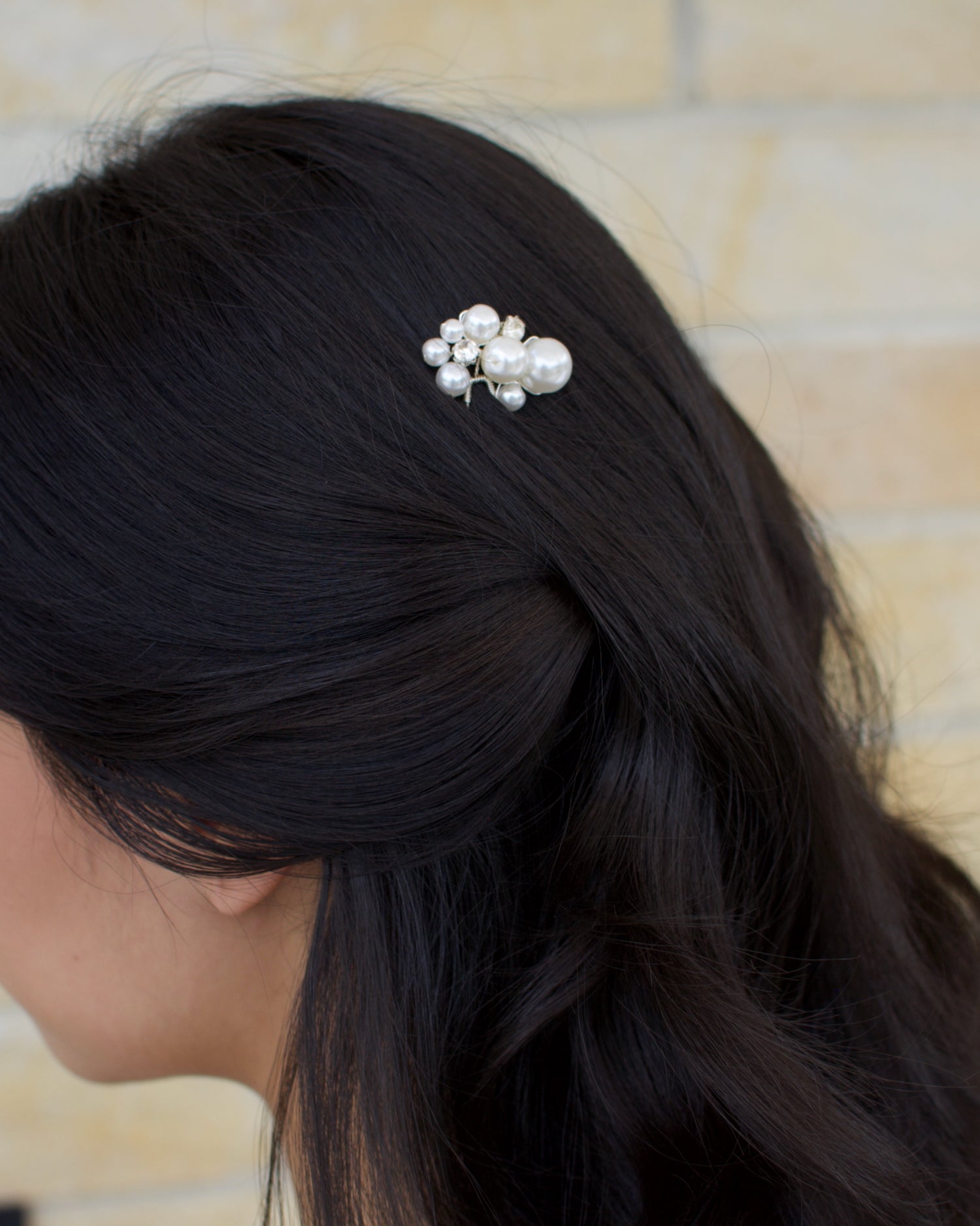 Pia Hairpin in silver — alternate view 3