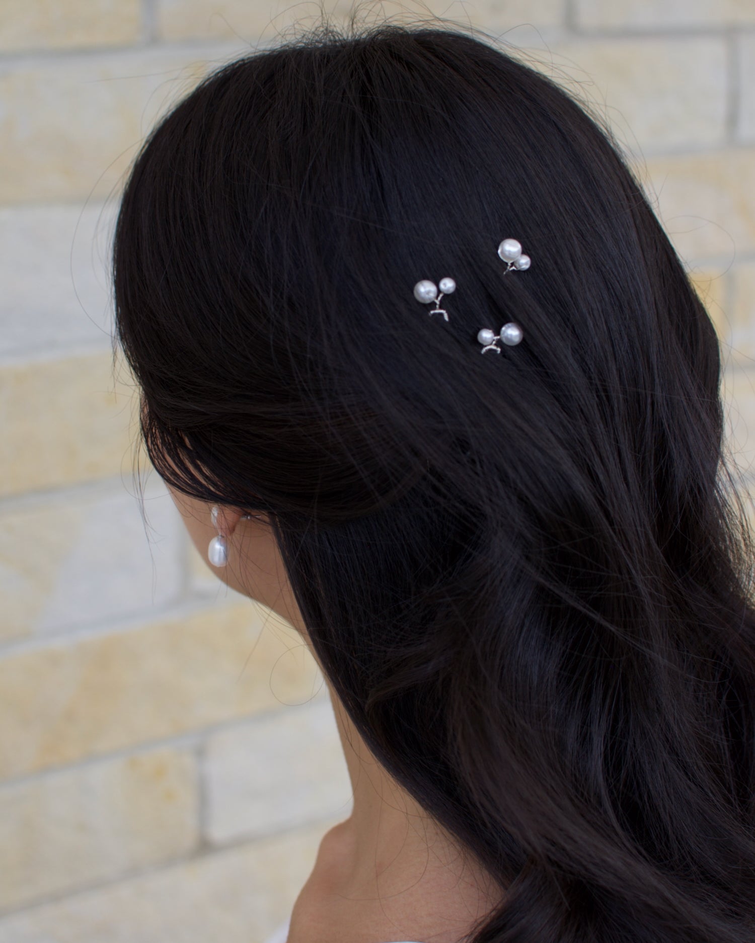 Nia Hairpin in silver — alternate view 2