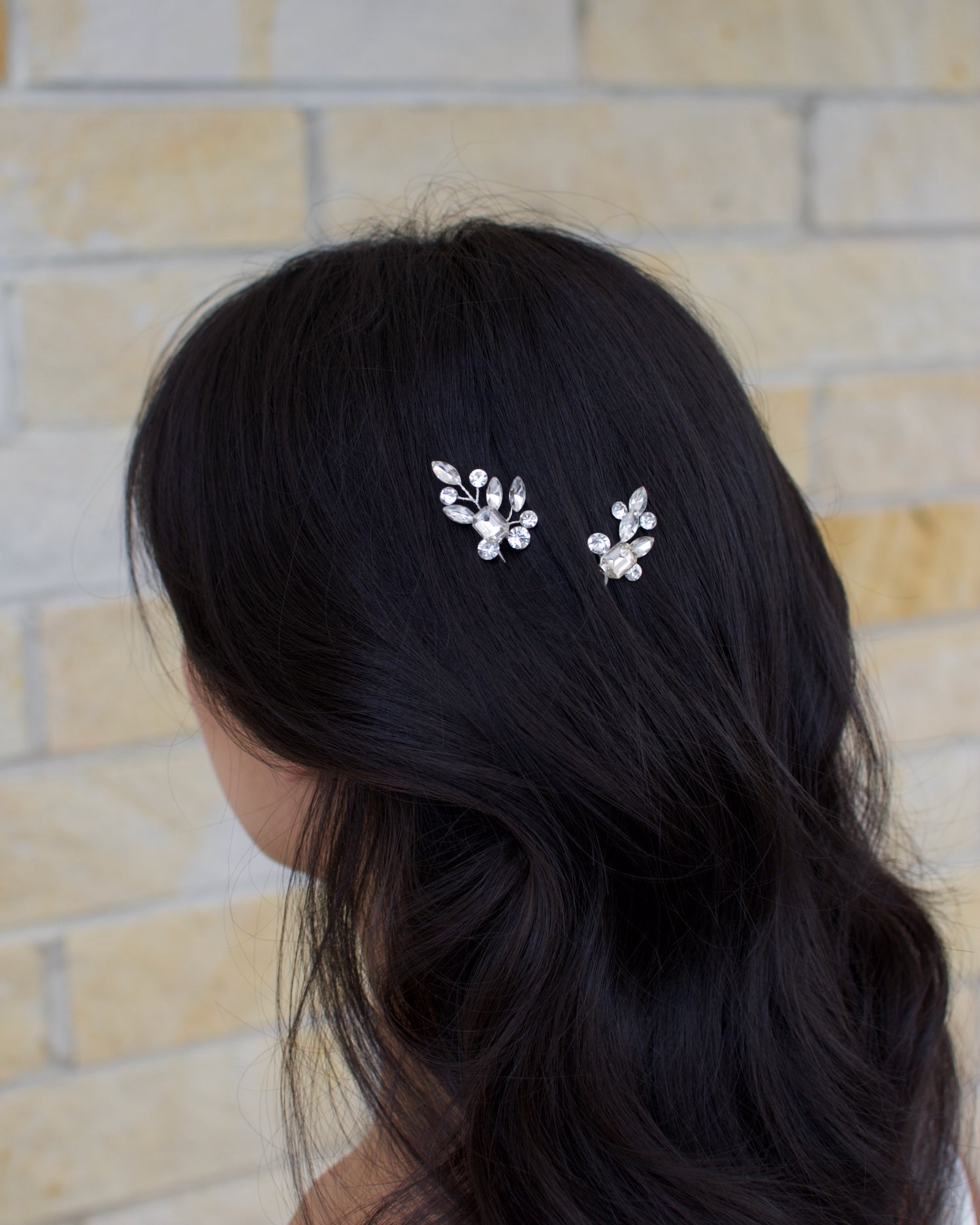 Paz Hairpins in silver by Windsor Bridal Jewellery