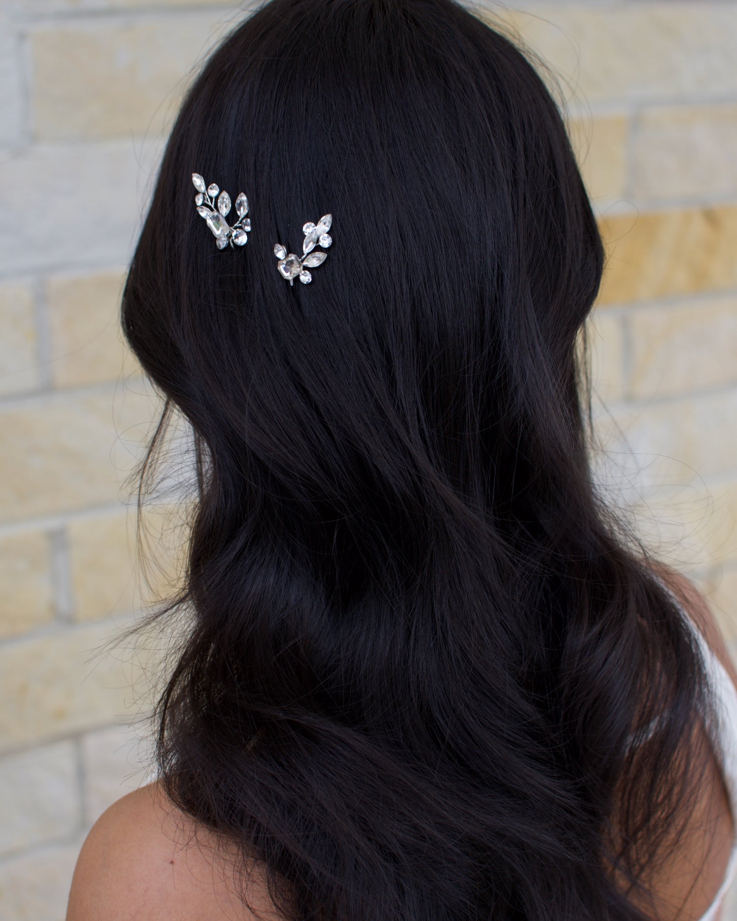 Paz Hairpins in silver — alternate view 3