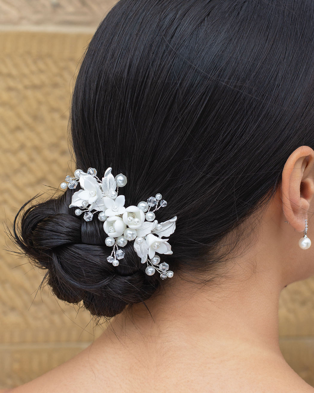 Angelina Silver bridal comb by Windsor Bridal Jewellery