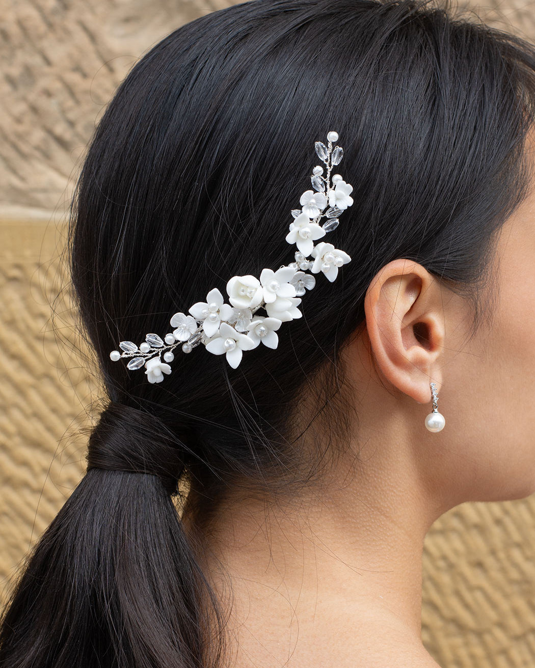 Callista Silver bridal comb by Windsor Bridal Jewellery
