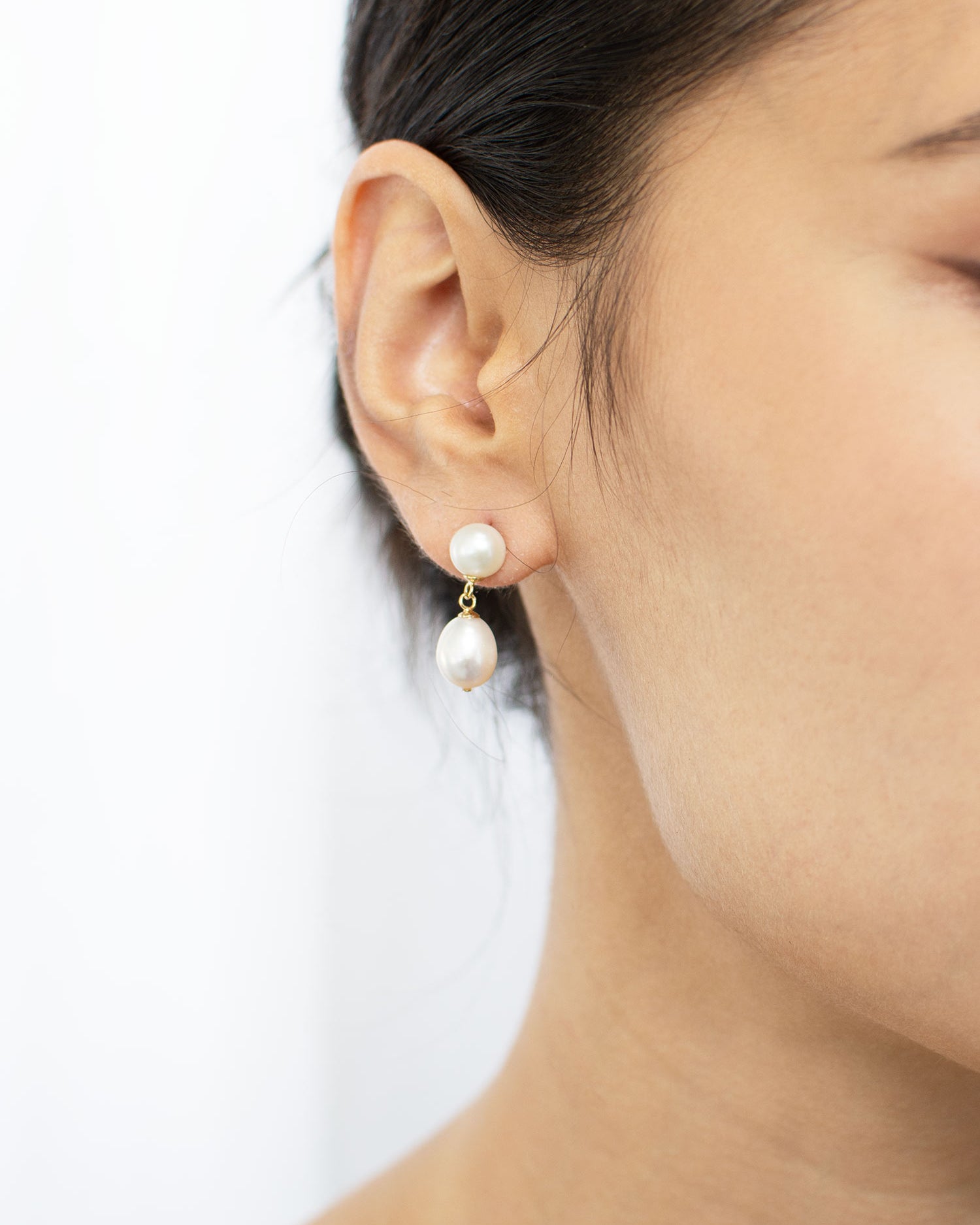 Sia Gold Bridal Earrings — alternate view 3