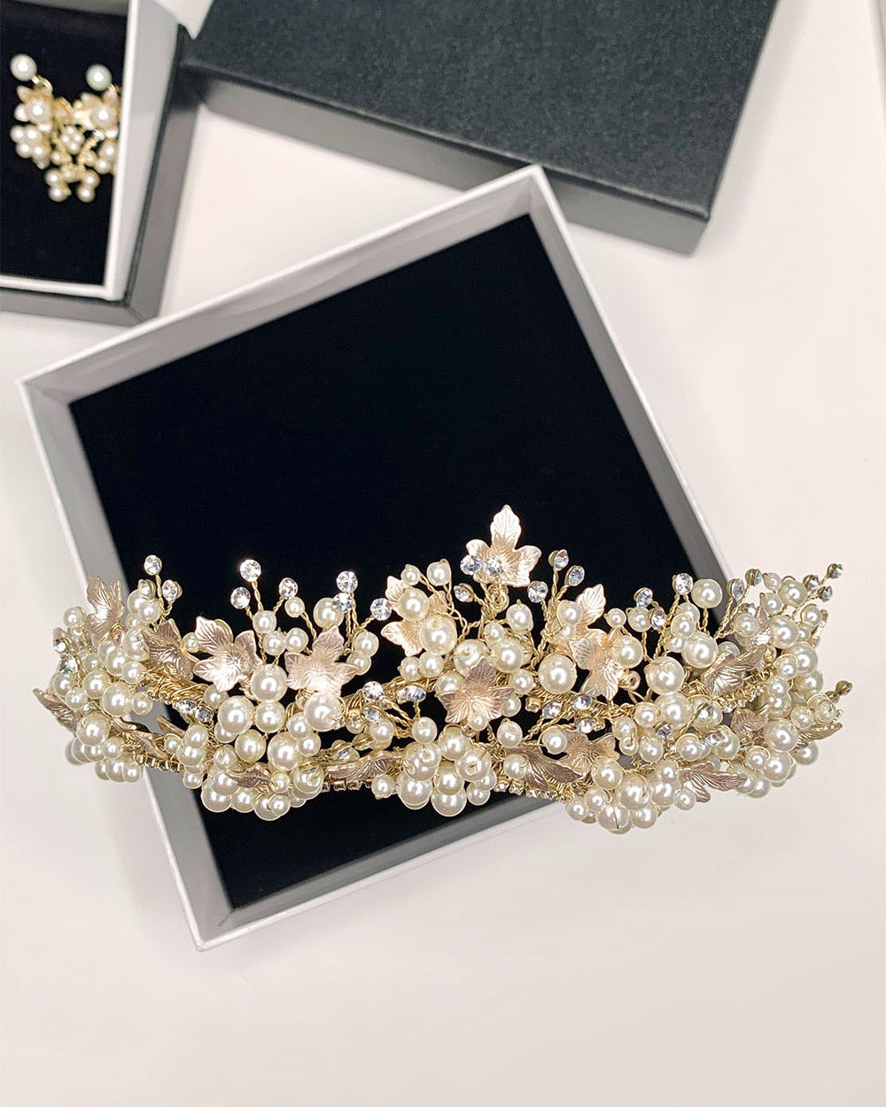 Anita Double Gold bridal crown — alternate view 4