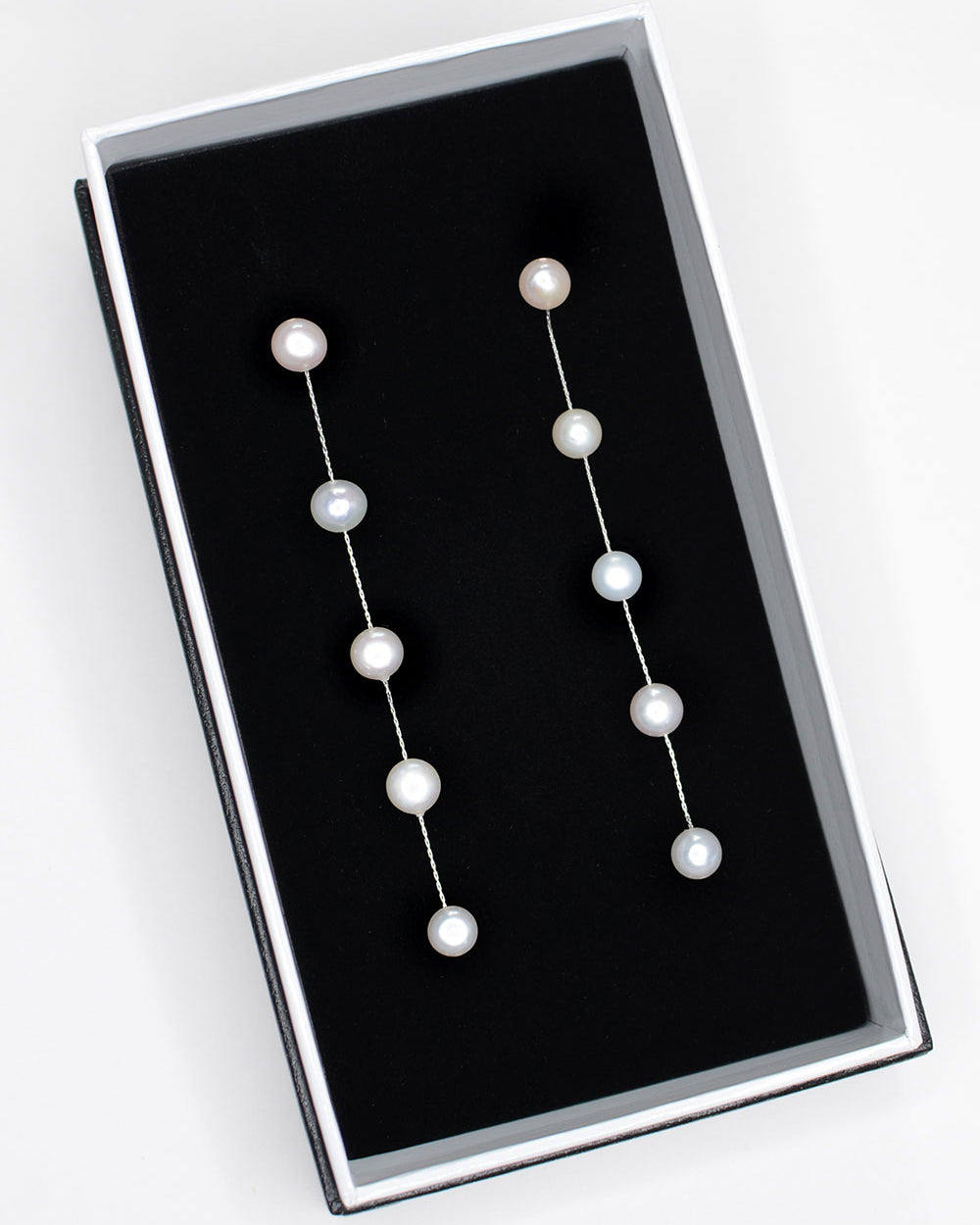 Bellisima Silver bridal earrings — alternate view 3