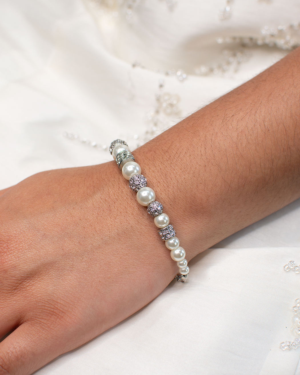 Brooklyn Silver bracelet by Windsor Bridal Jewellery