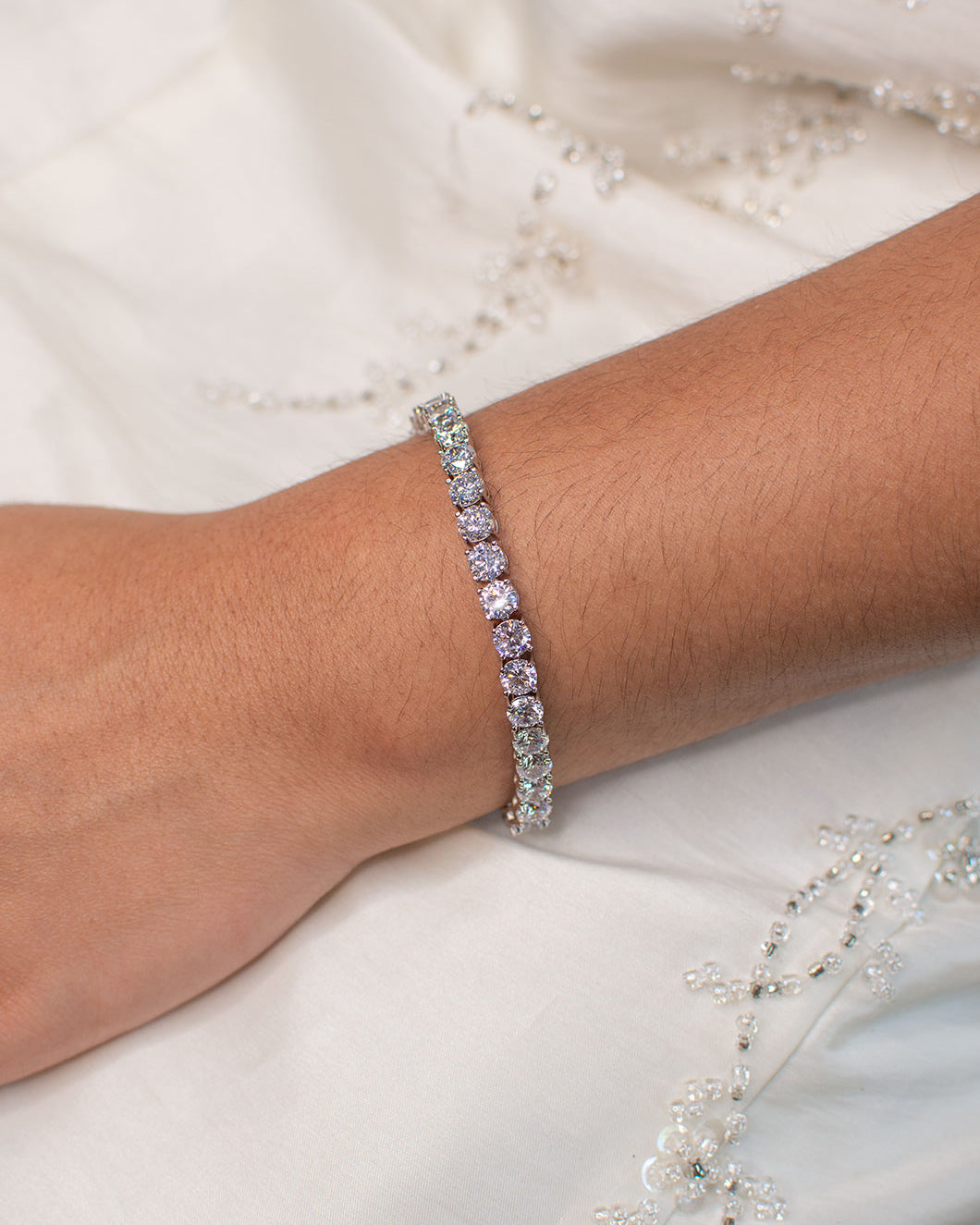 Polo Rhodium bracelet by Windsor Bridal Jewellery