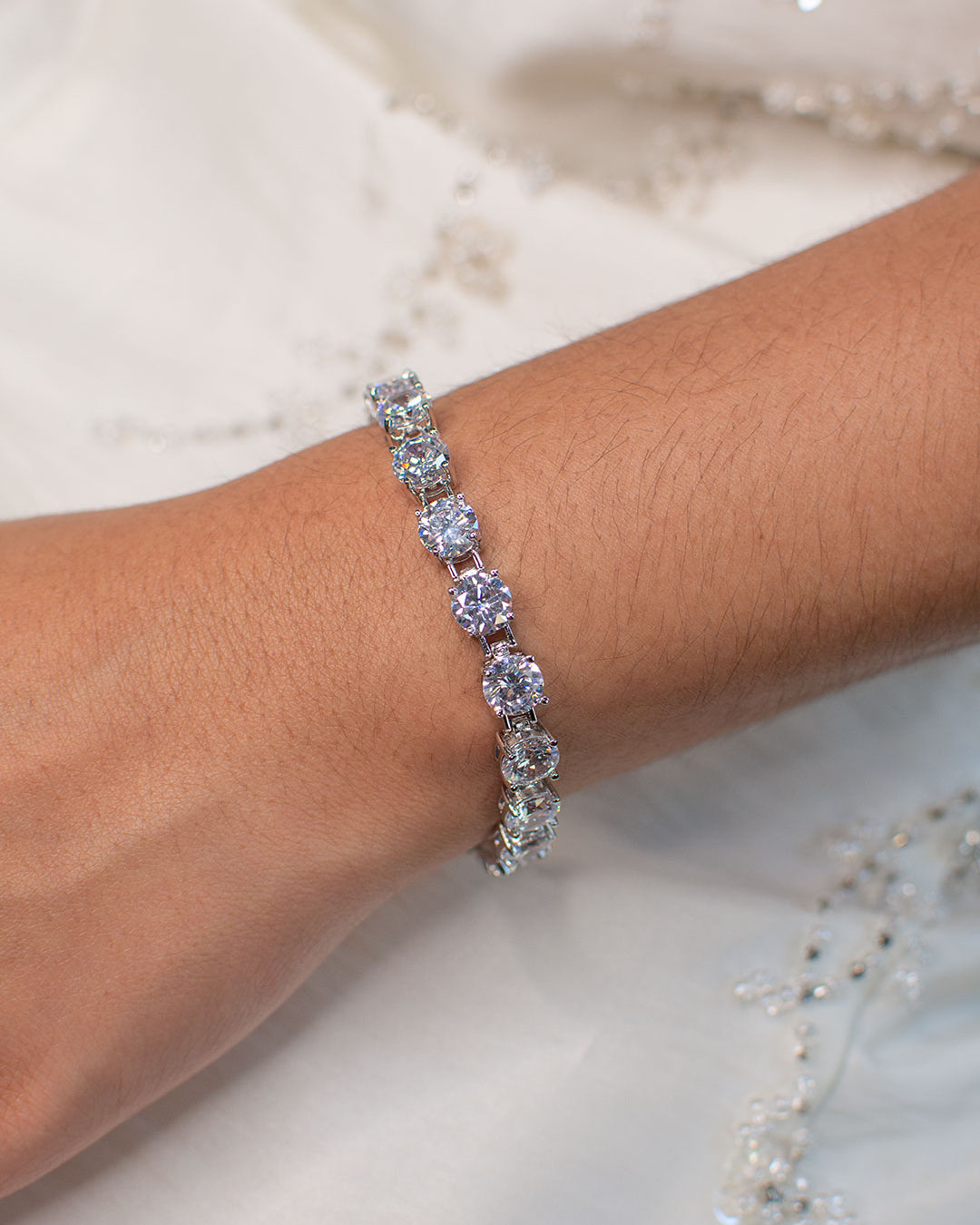 Giada Silver bracelet by Windsor Bridal Jewellery
