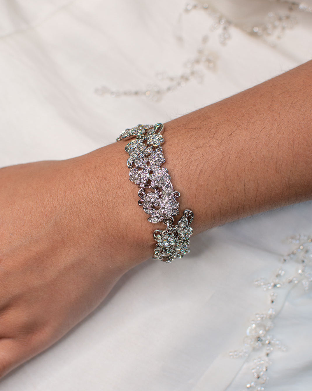 Ariana Silver bracelet by Windsor Bridal Jewellery