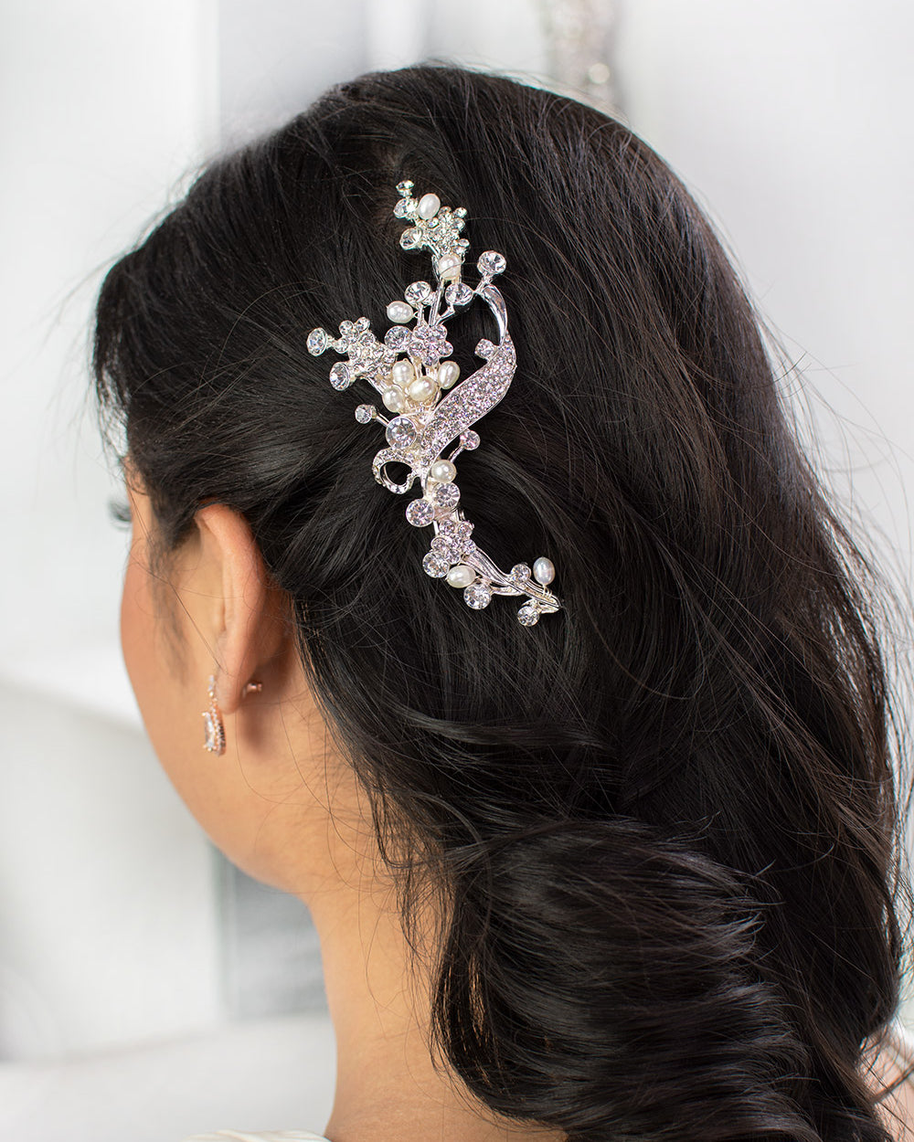 Amy Silver comb by Windsor Bridal Jewellery