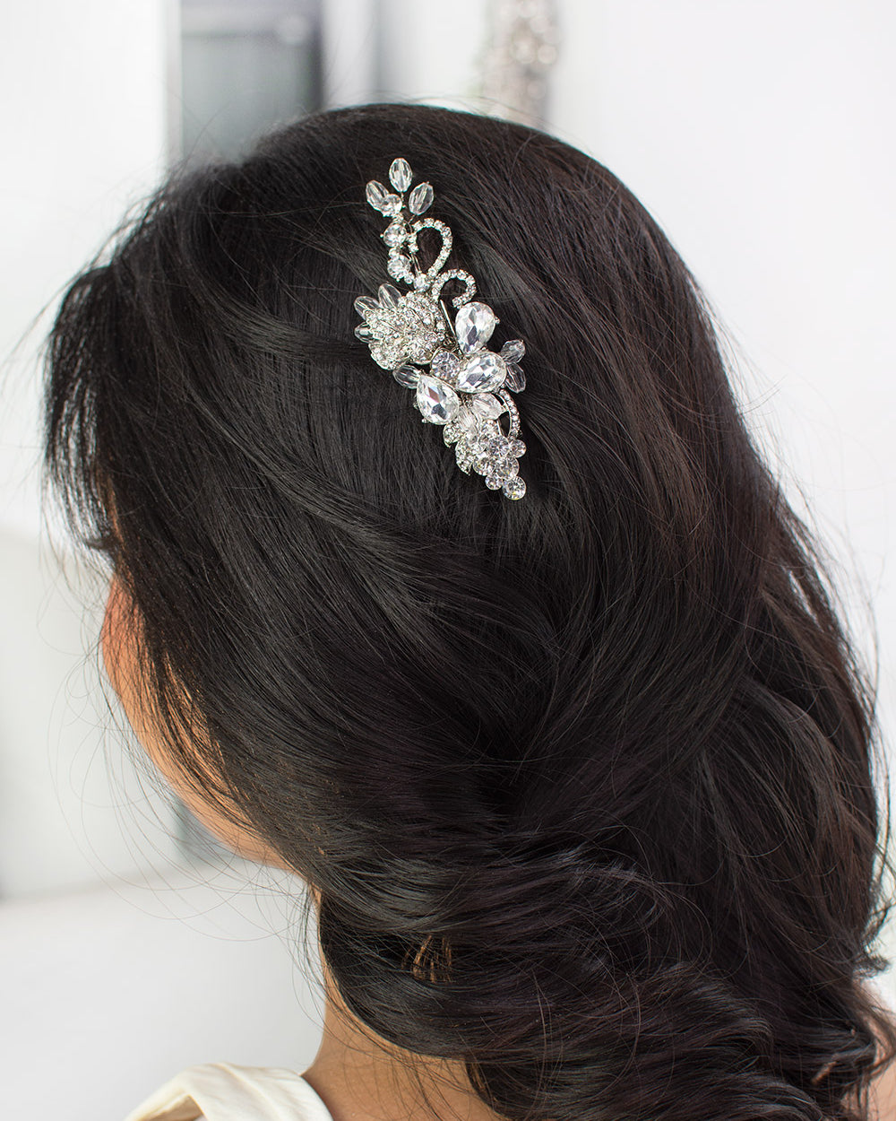 Bettina Silver comb by Windsor Bridal Jewellery