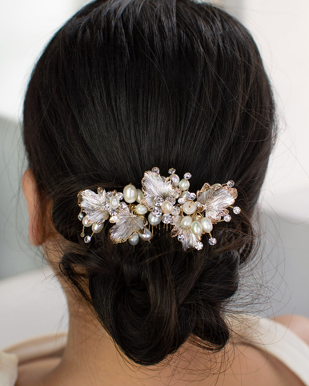 Cilla Gold bridal comb — alternate view 2