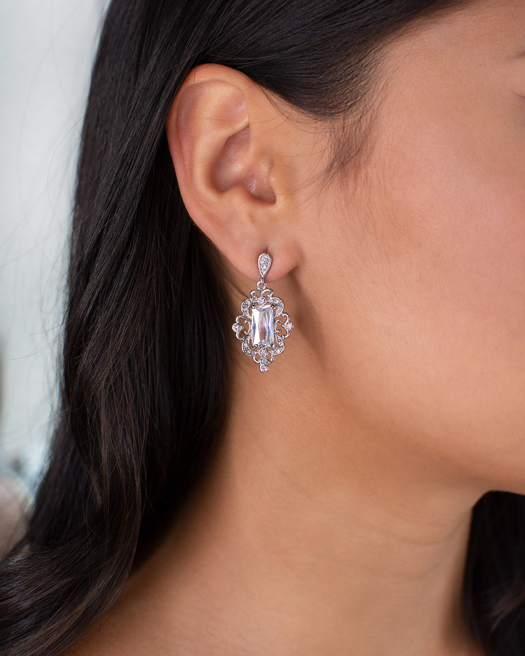 Aida earrings by Windsor Bridal Jewellery