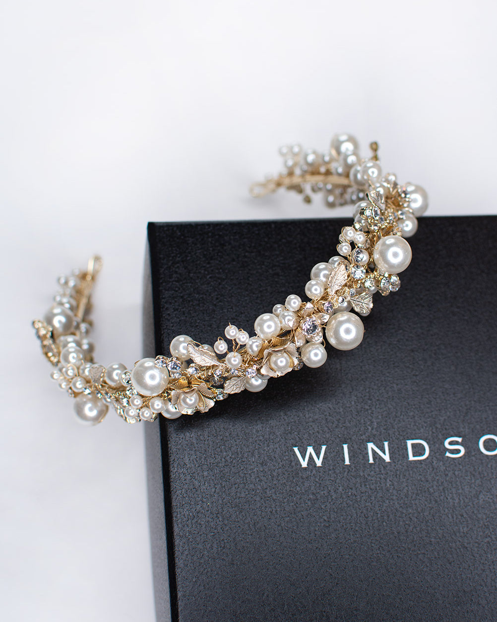 Stella Gold bridal headband — alternate view 6