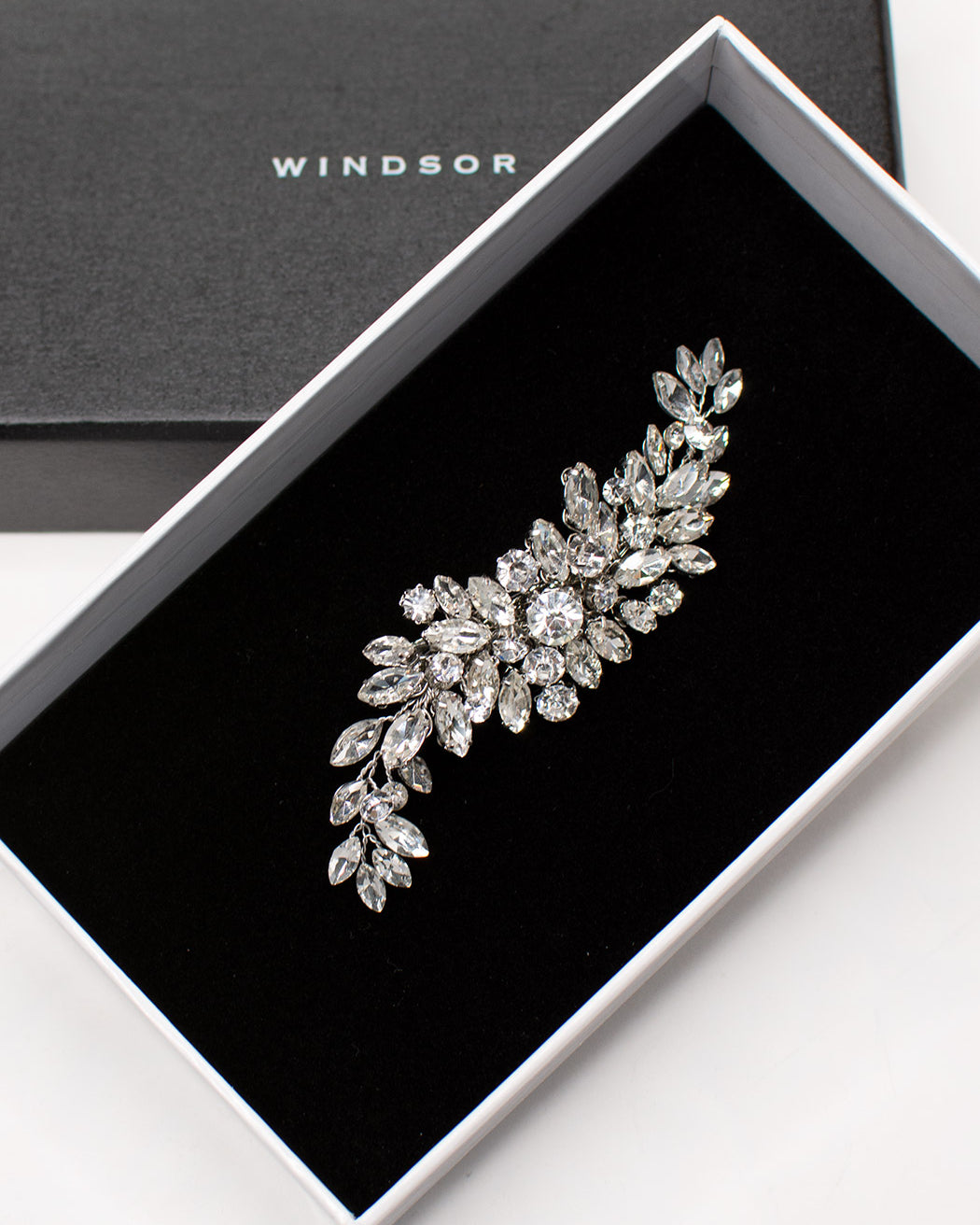 Celini Silver bridal comb — alternate view 2