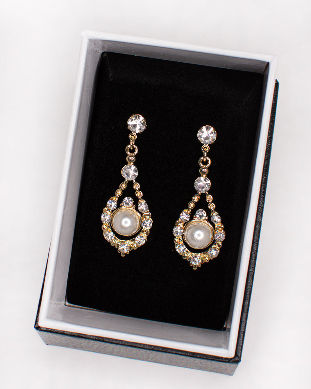 Nova Gold bridal earrings — alternate view 3