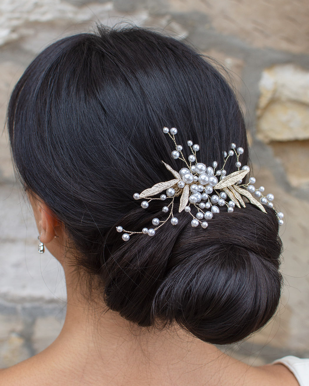Imogen Gold bridal comb — alternate view 4