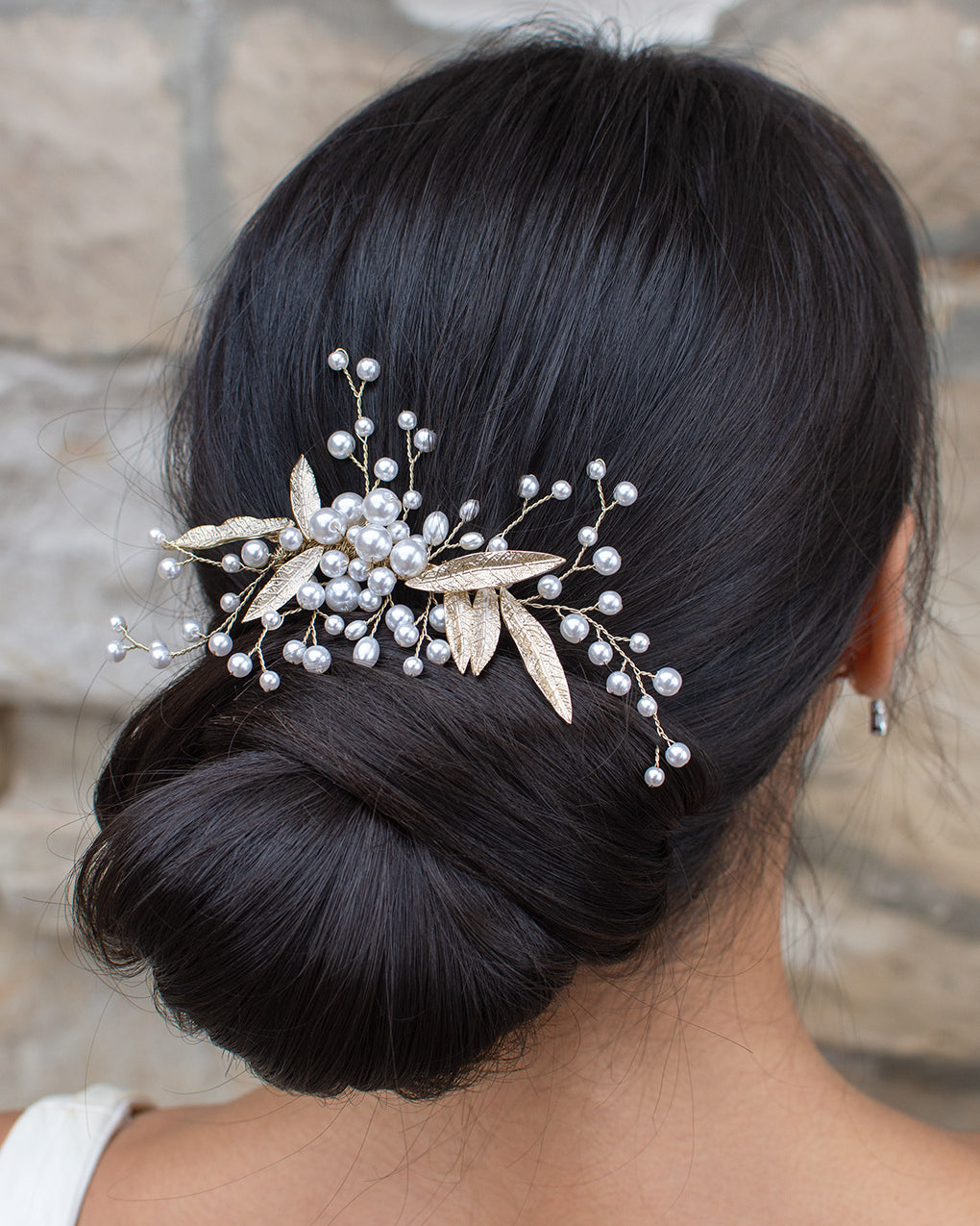 Imogen Gold bridal comb — alternate view 3