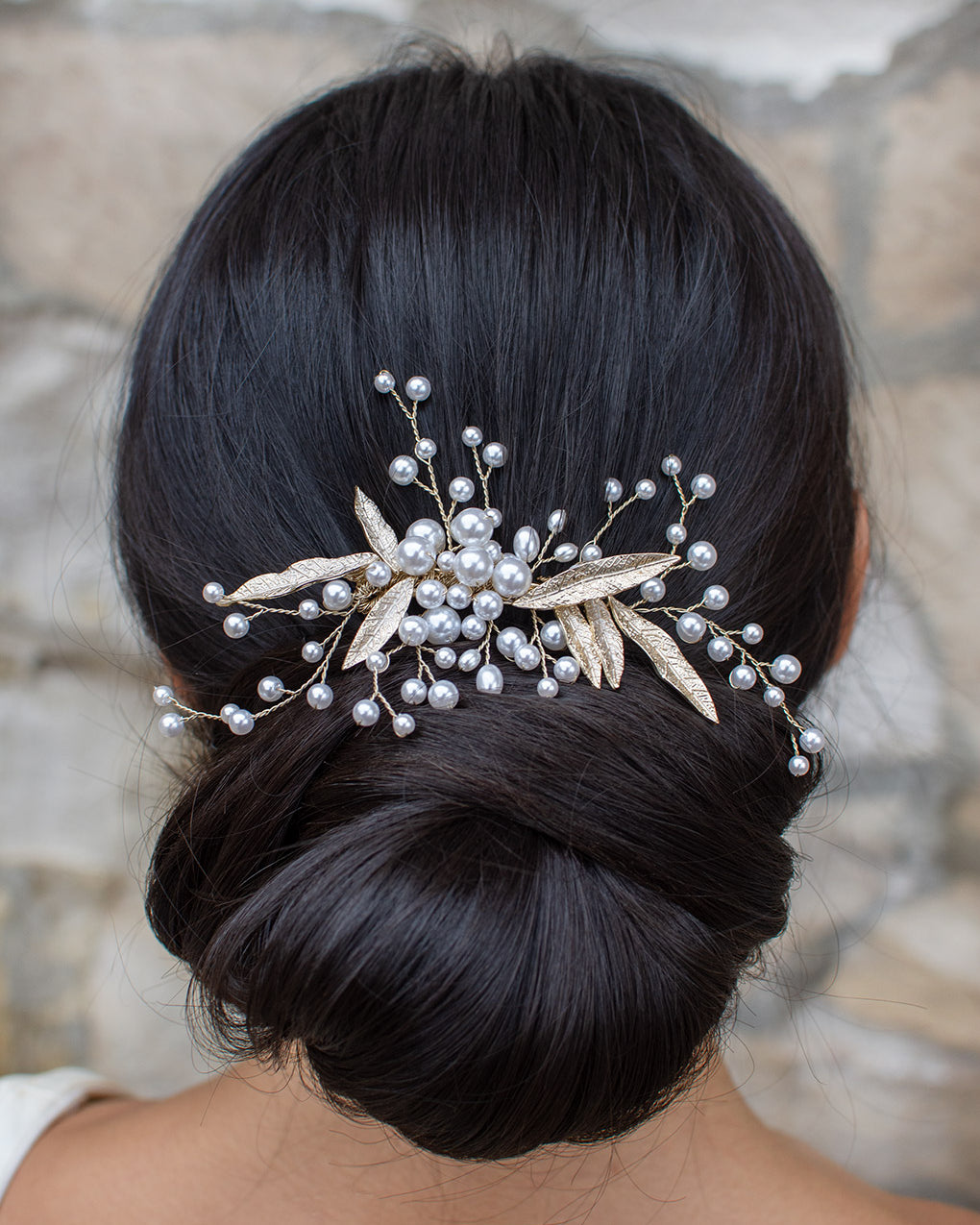 Imogen Gold comb by Windsor Bridal Jewellery