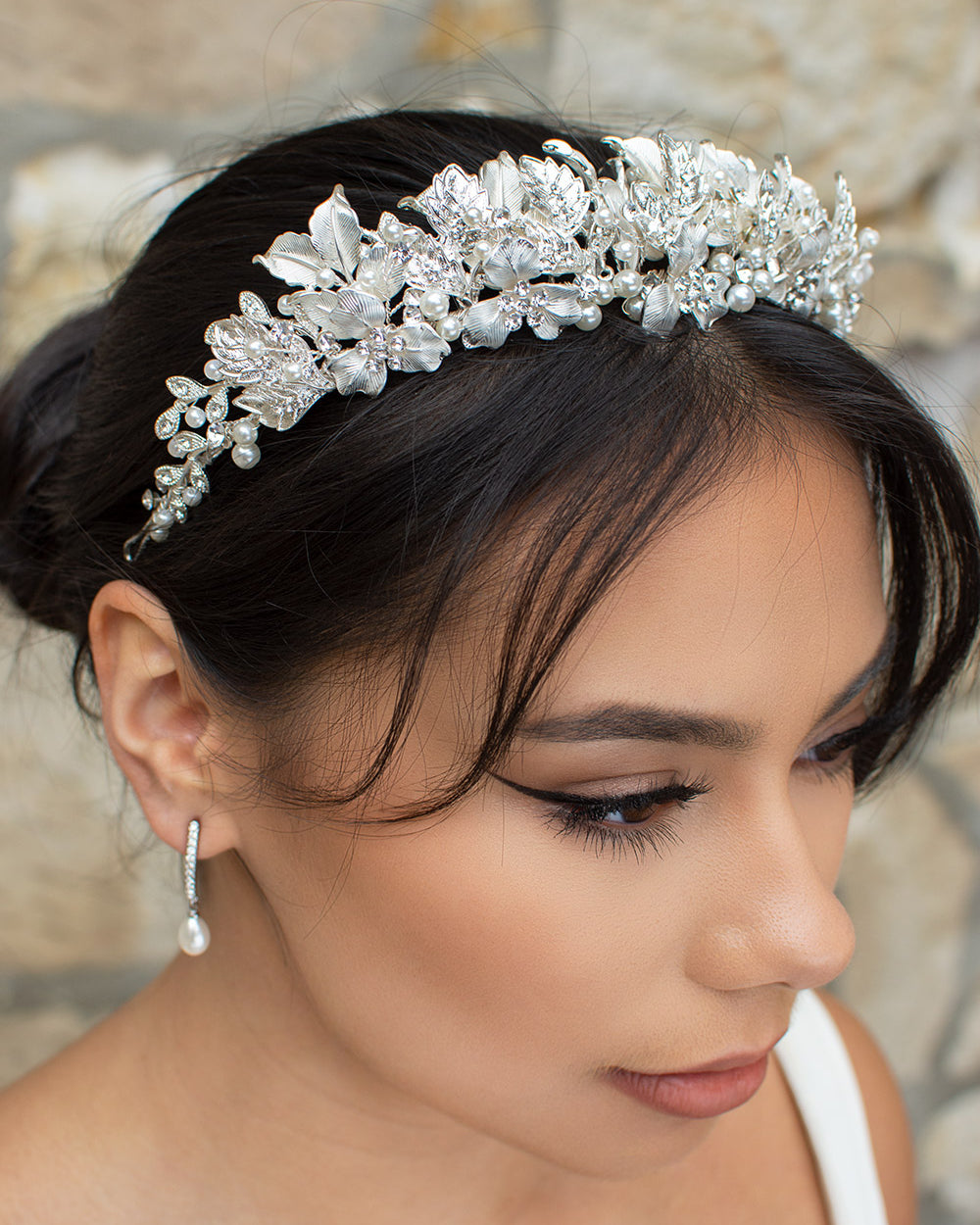 Hannah Silver crown by Windsor Bridal Jewellery