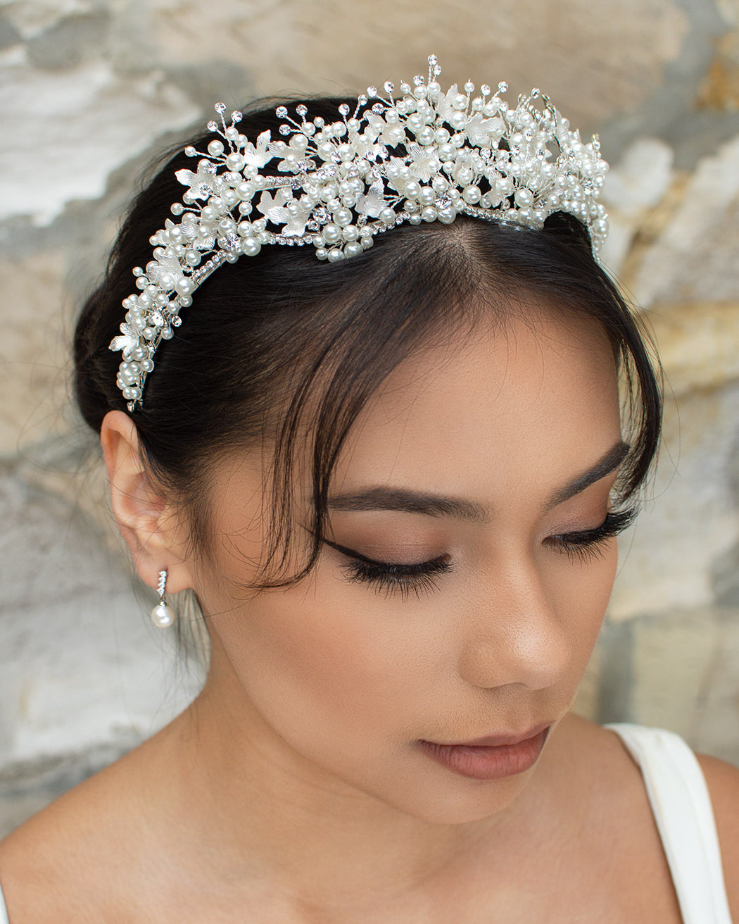 Anita Double Silver bridal crown — alternate view 3