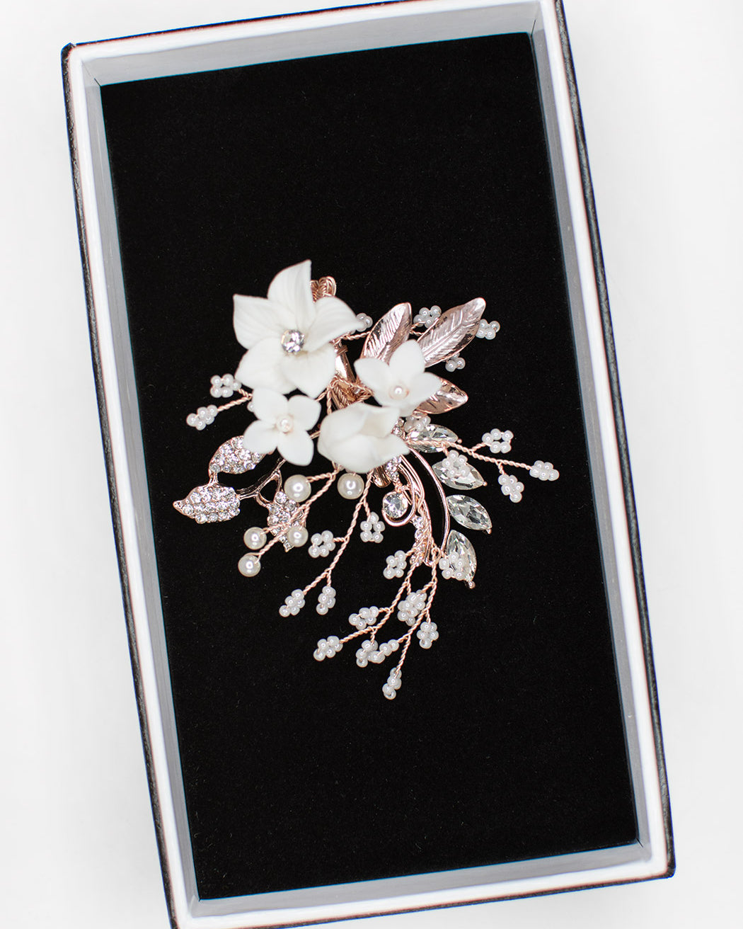 Sophie Rose Gold bridal comb — alternate view 2