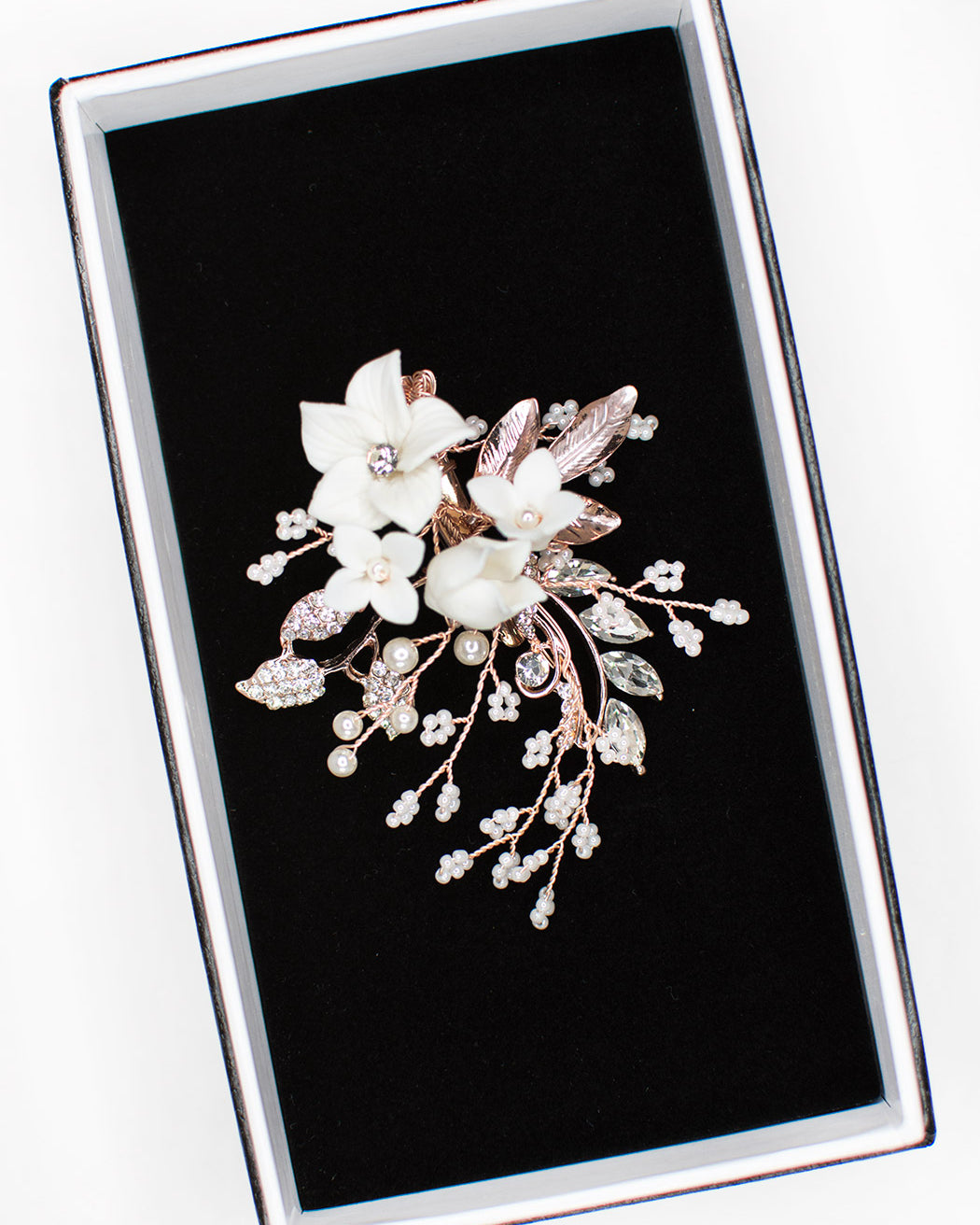Sophie Rose Gold comb by Windsor Bridal Jewellery