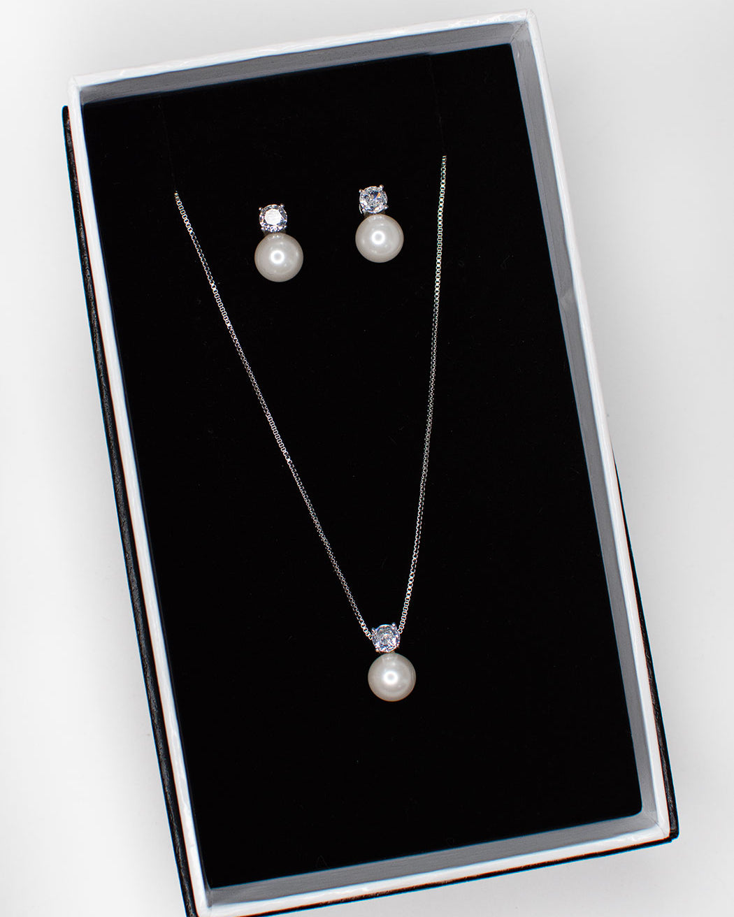 Annie Silver necklace and earring set — alternate view 4