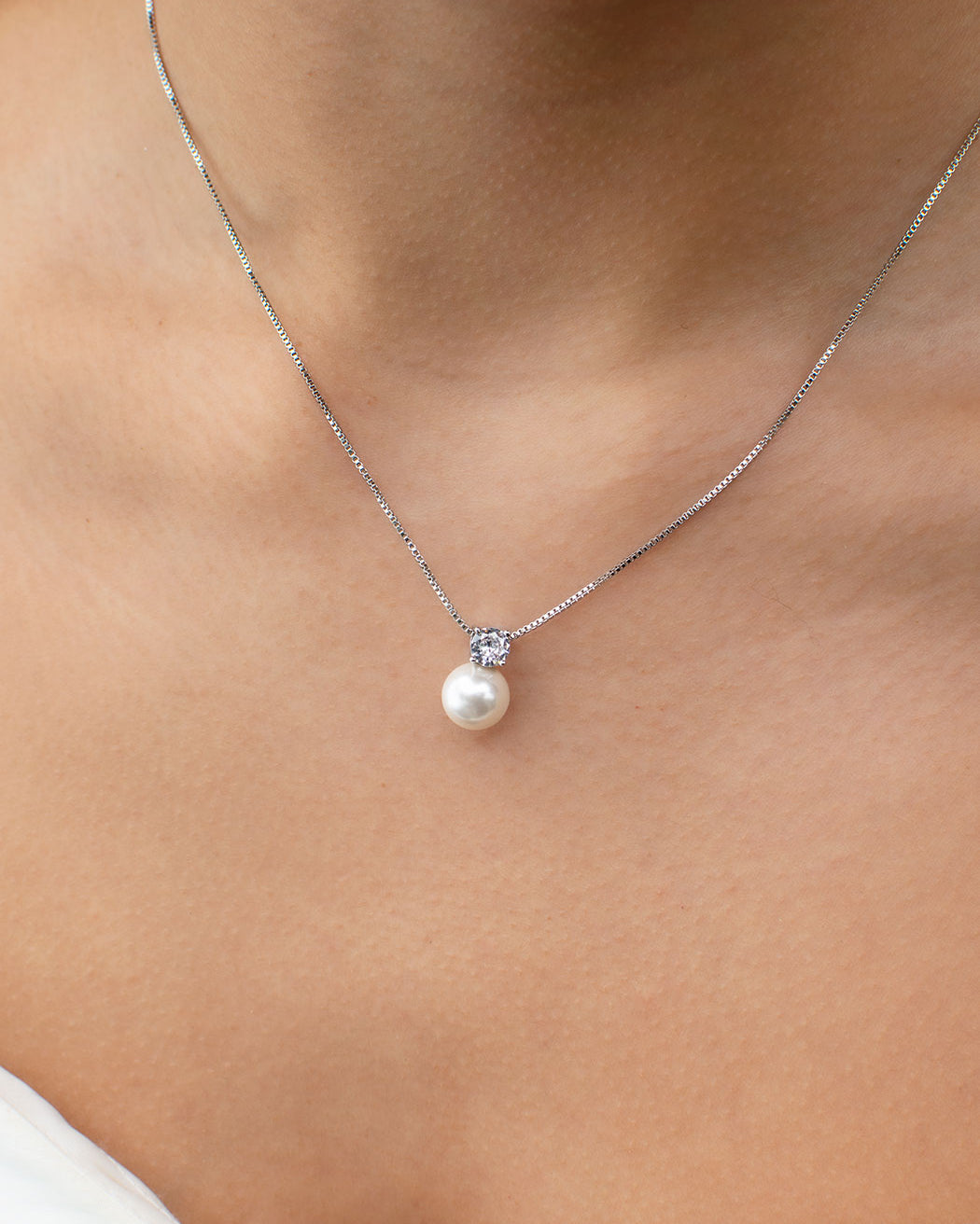 Annie Silver necklace and earring set — alternate view 3