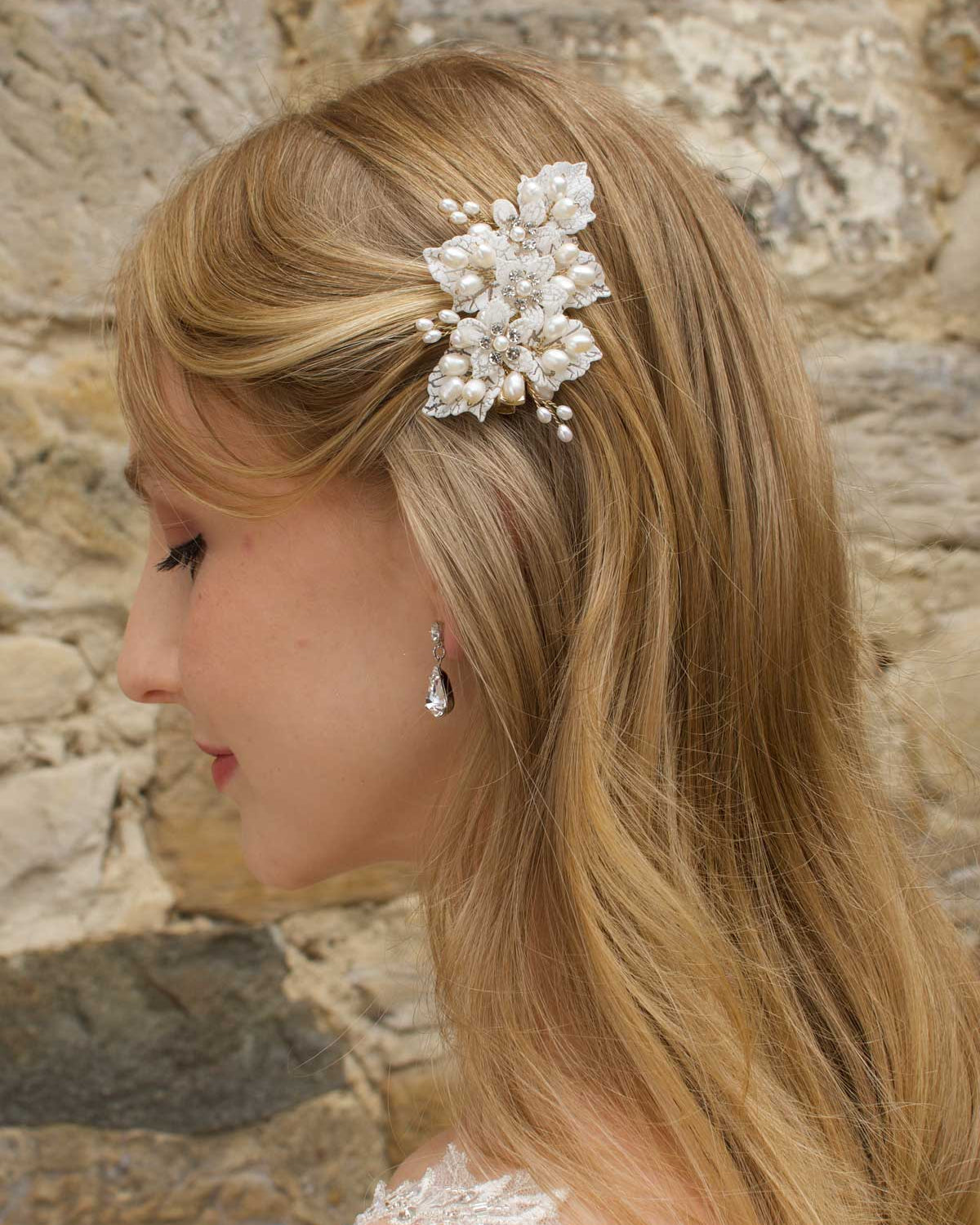 Dawn Gold comb by Windsor Bridal Jewellery