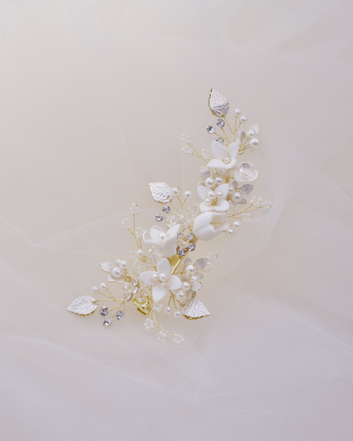 Harlow Gold bridal comb — alternate view 4