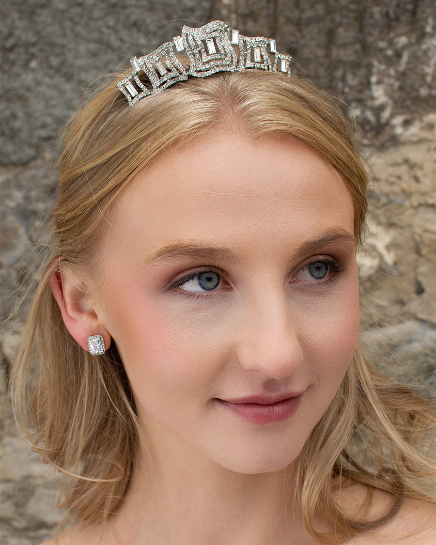 Boucheron Silver comb by Windsor Bridal Jewellery